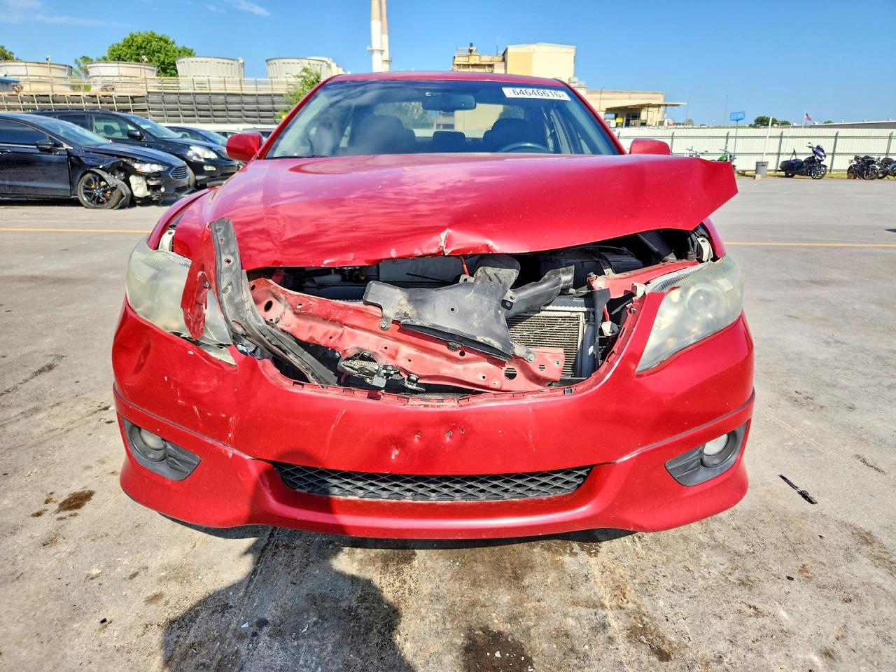 2011 Toyota Camry Se V6 Red vin: 4T1BK3EK4BU124892
