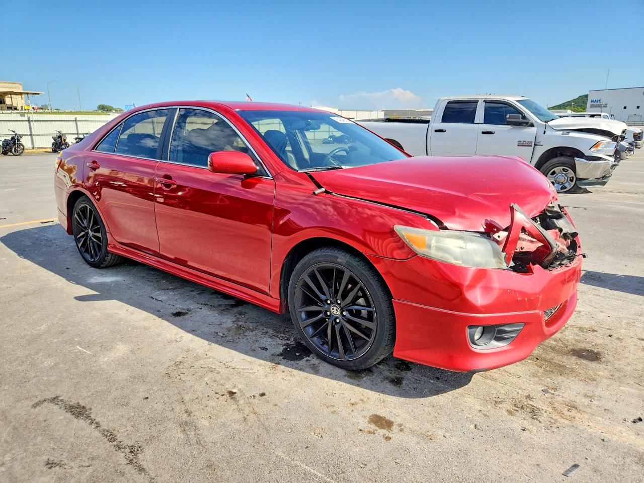 2011 Toyota Camry Se V6 Red vin: 4T1BK3EK4BU124892