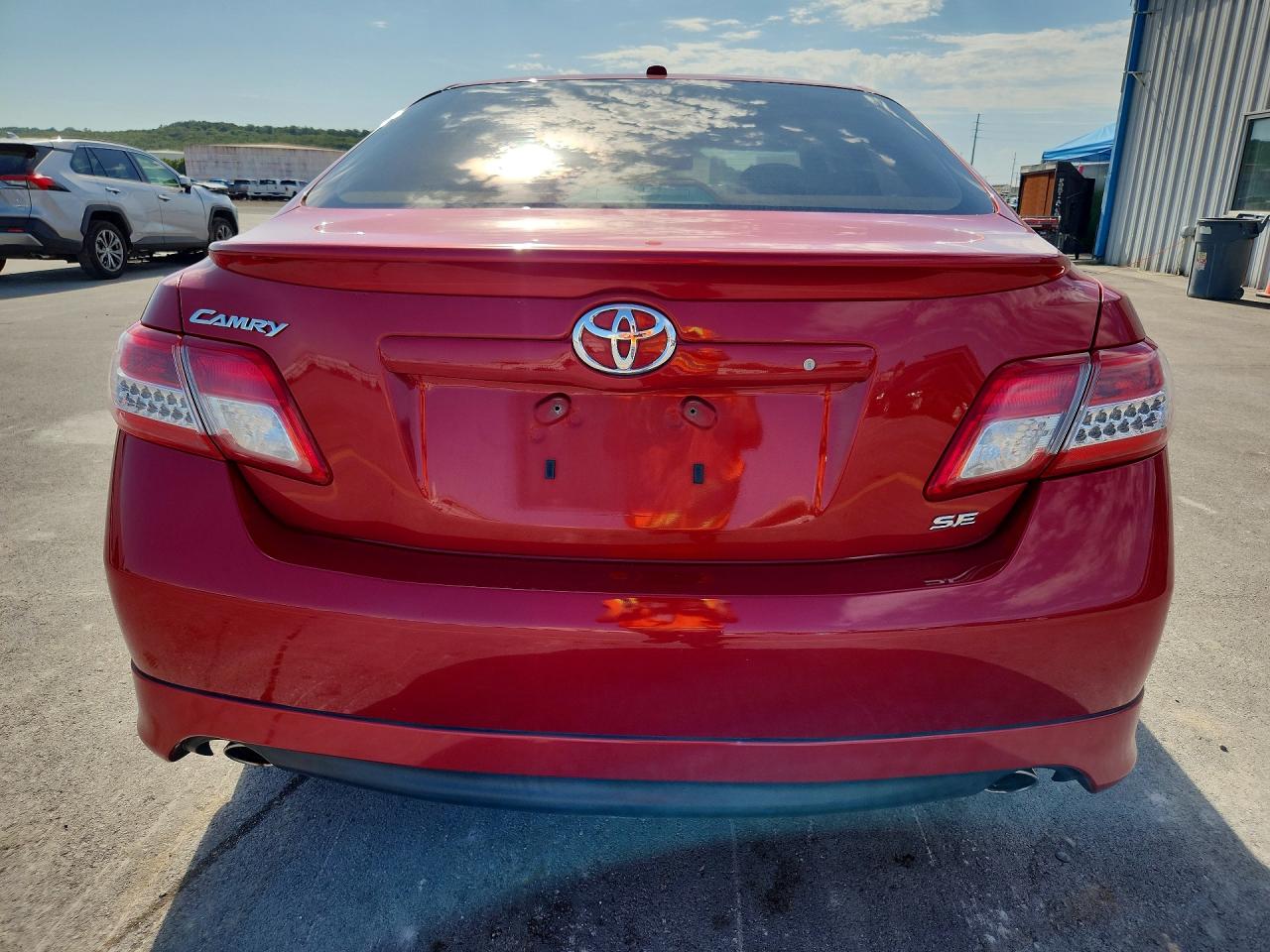 2011 Toyota Camry Se V6 Red vin: 4T1BK3EK4BU124892