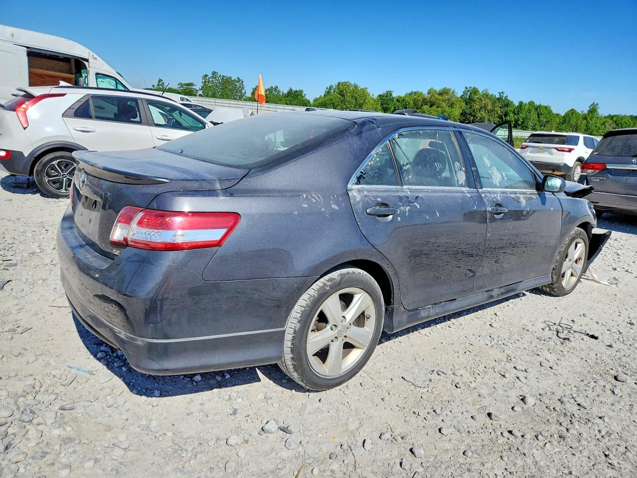 2011 Toyota Camry Se V6 Gray vin: 4T1BK3EK4BU130126