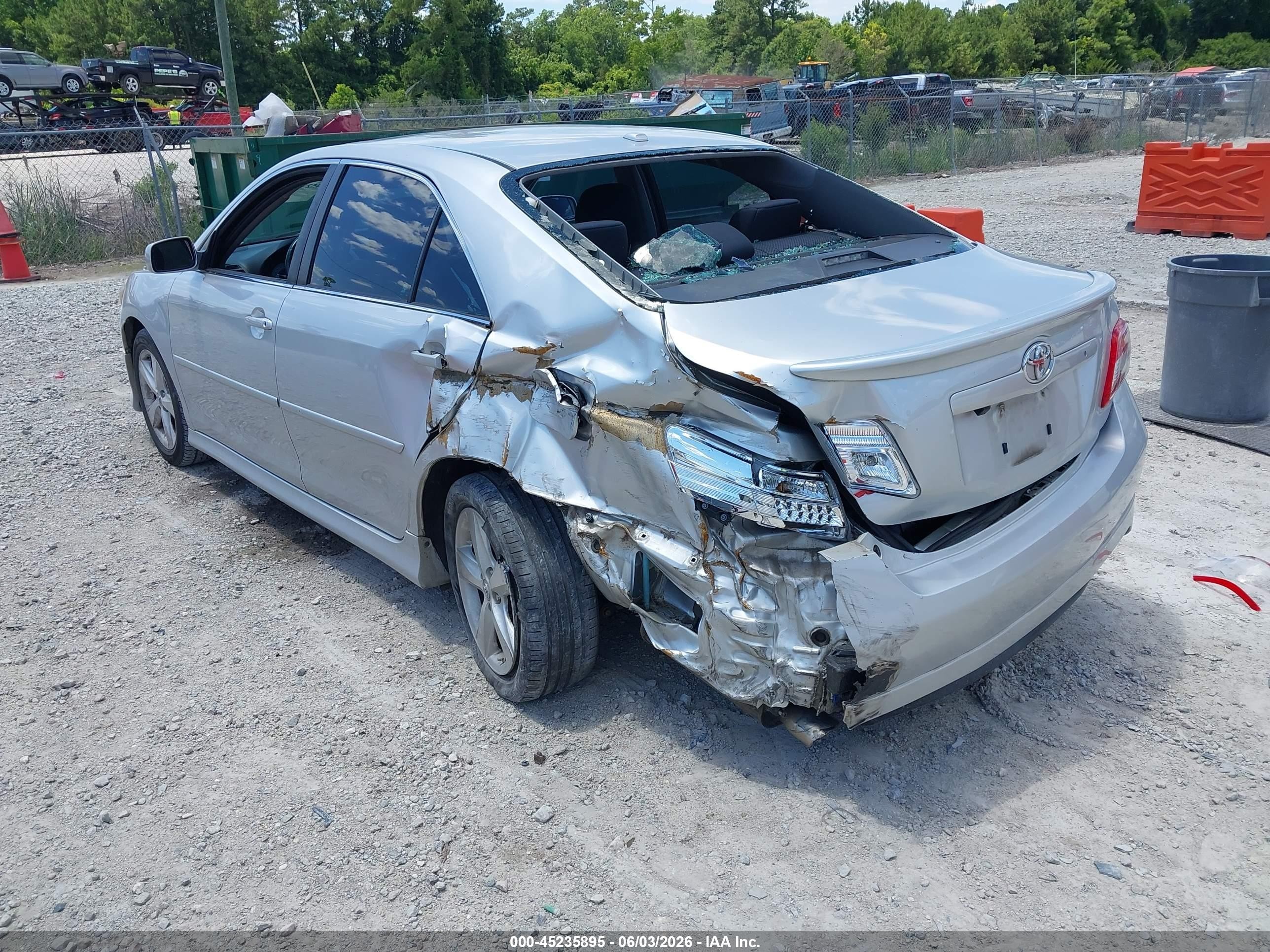 2011 Toyota Camry Se V6 Silver vin: 4T1BK3EK4BU131244
