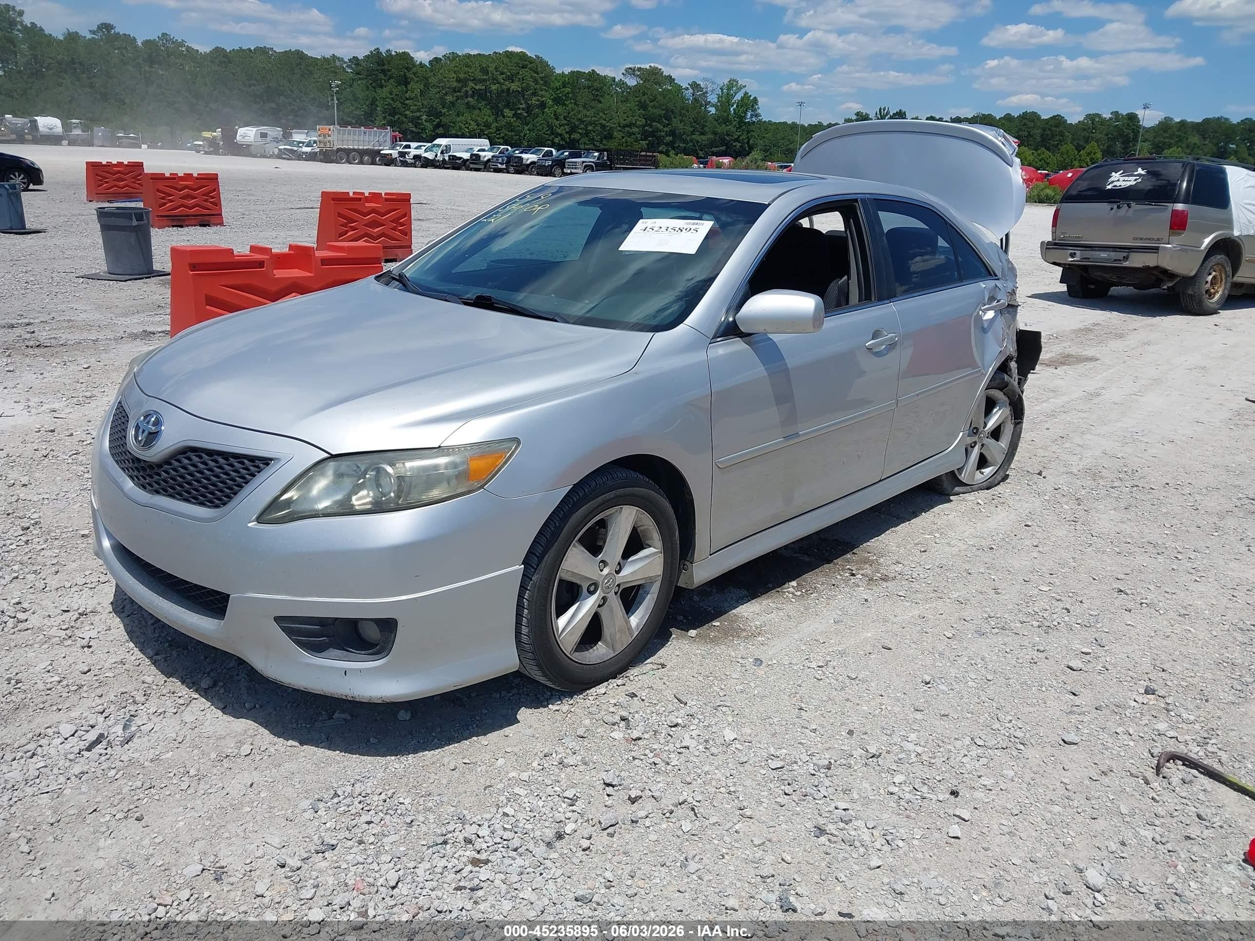 2011 Toyota Camry Se V6 Silver vin: 4T1BK3EK4BU131244