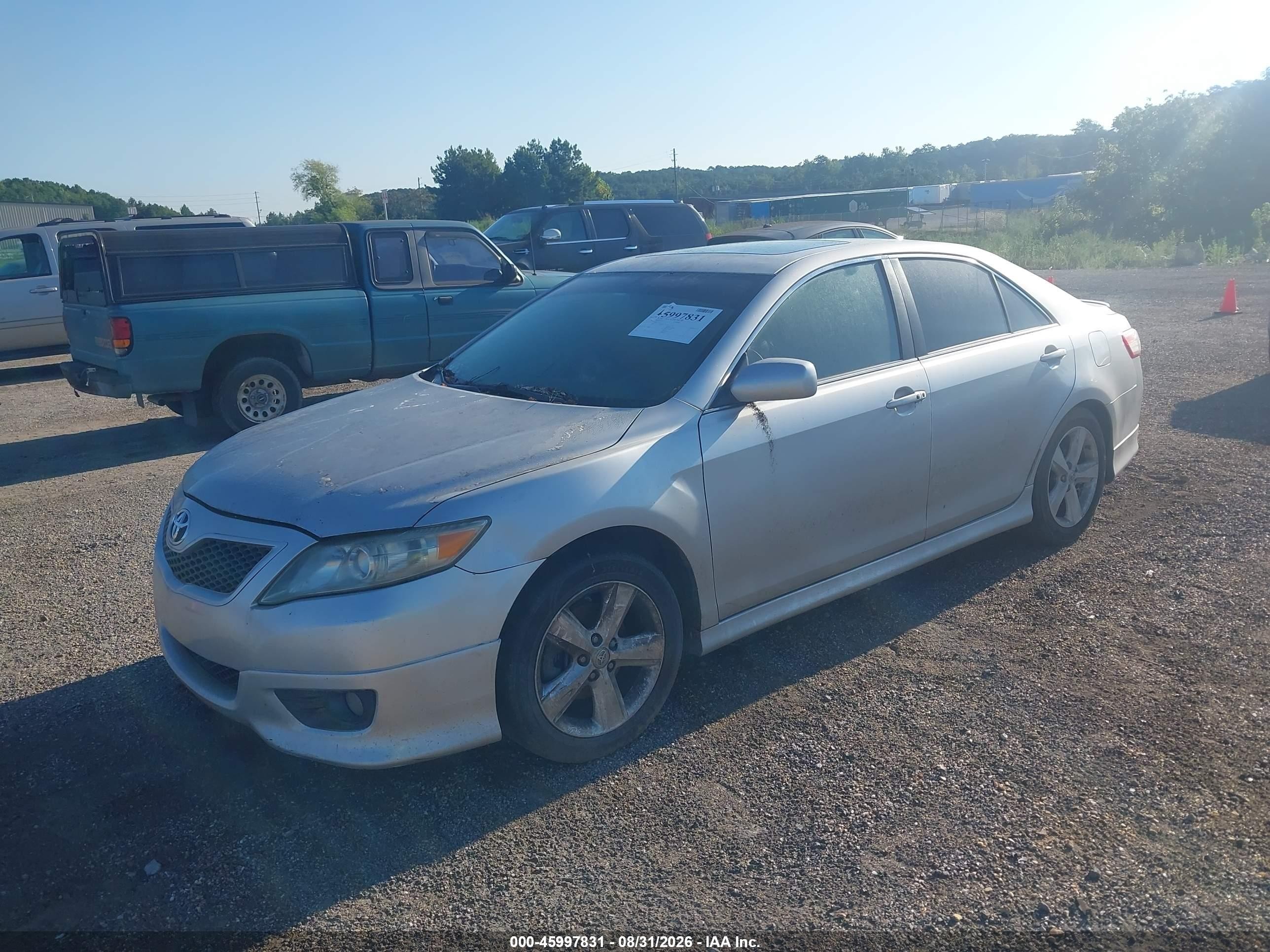 2011 Toyota Camry Se V6 Silver vin: 4T1BK3EK4BU131552