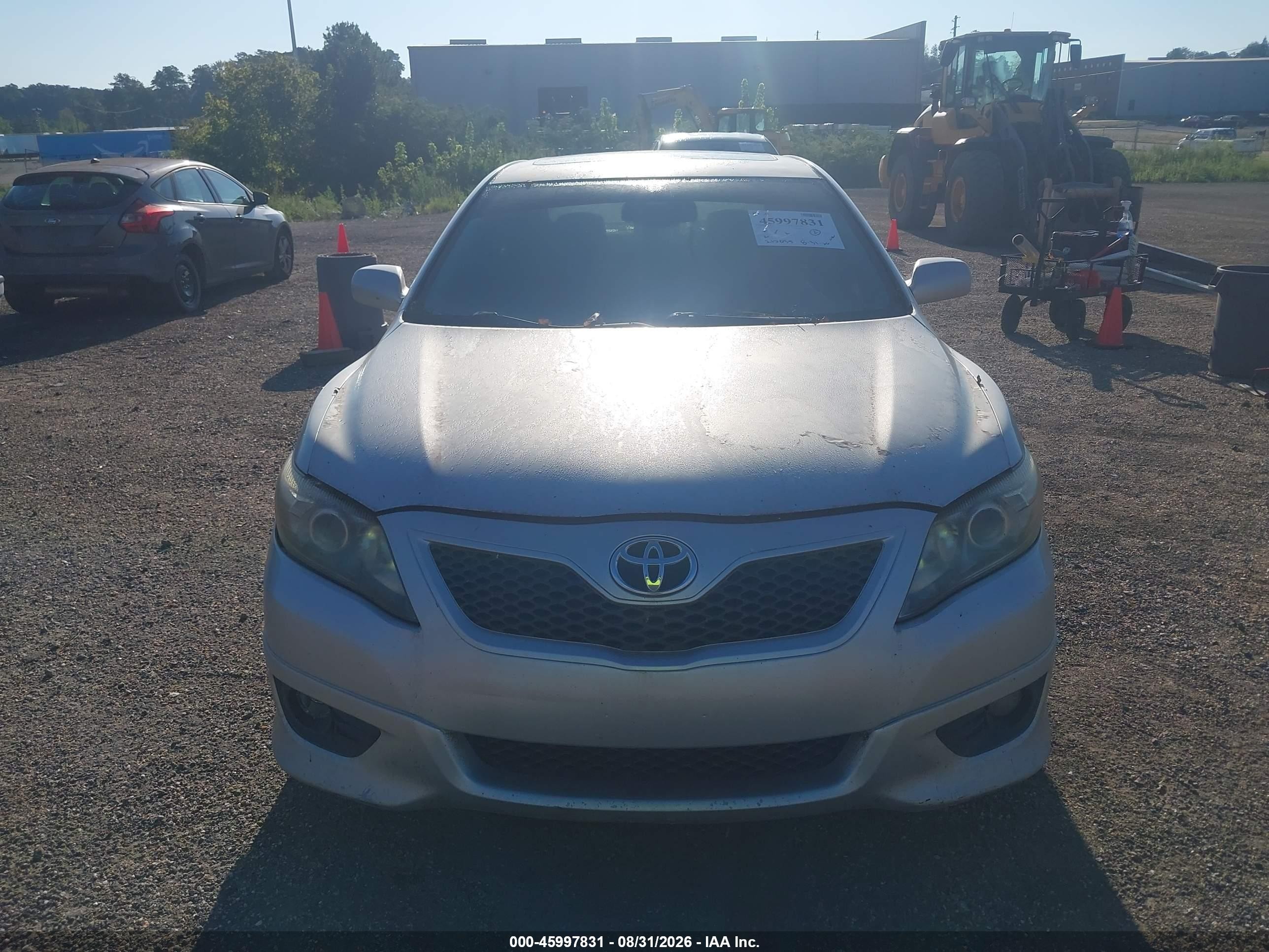 2011 Toyota Camry Se V6 Silver vin: 4T1BK3EK4BU131552