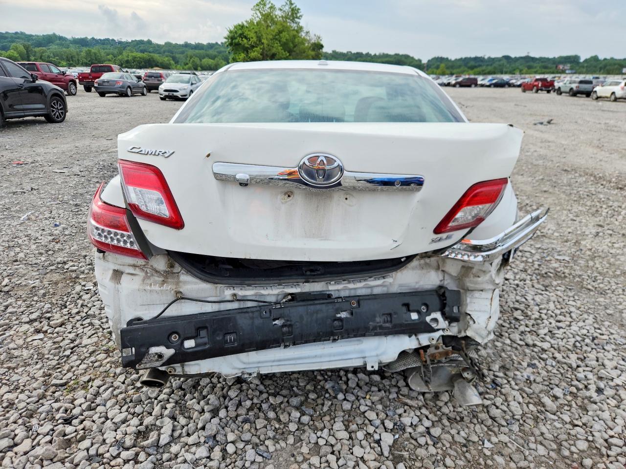 2011 Toyota Camry Xle V6 White vin: 4T1BK3EK4BU609811