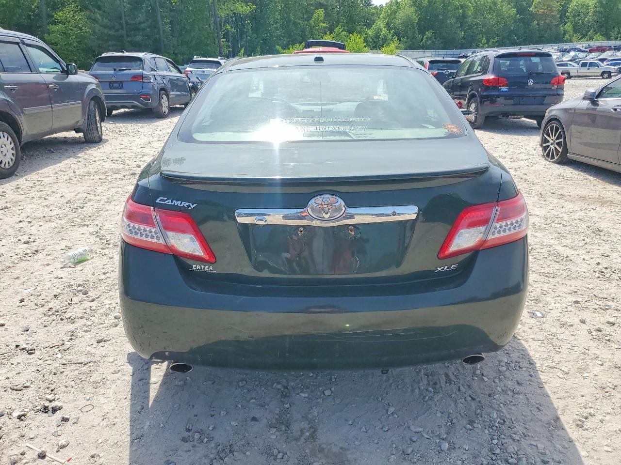 2011 Toyota Camry Xle V6 Green vin: 4T1BK3EK4BU612529