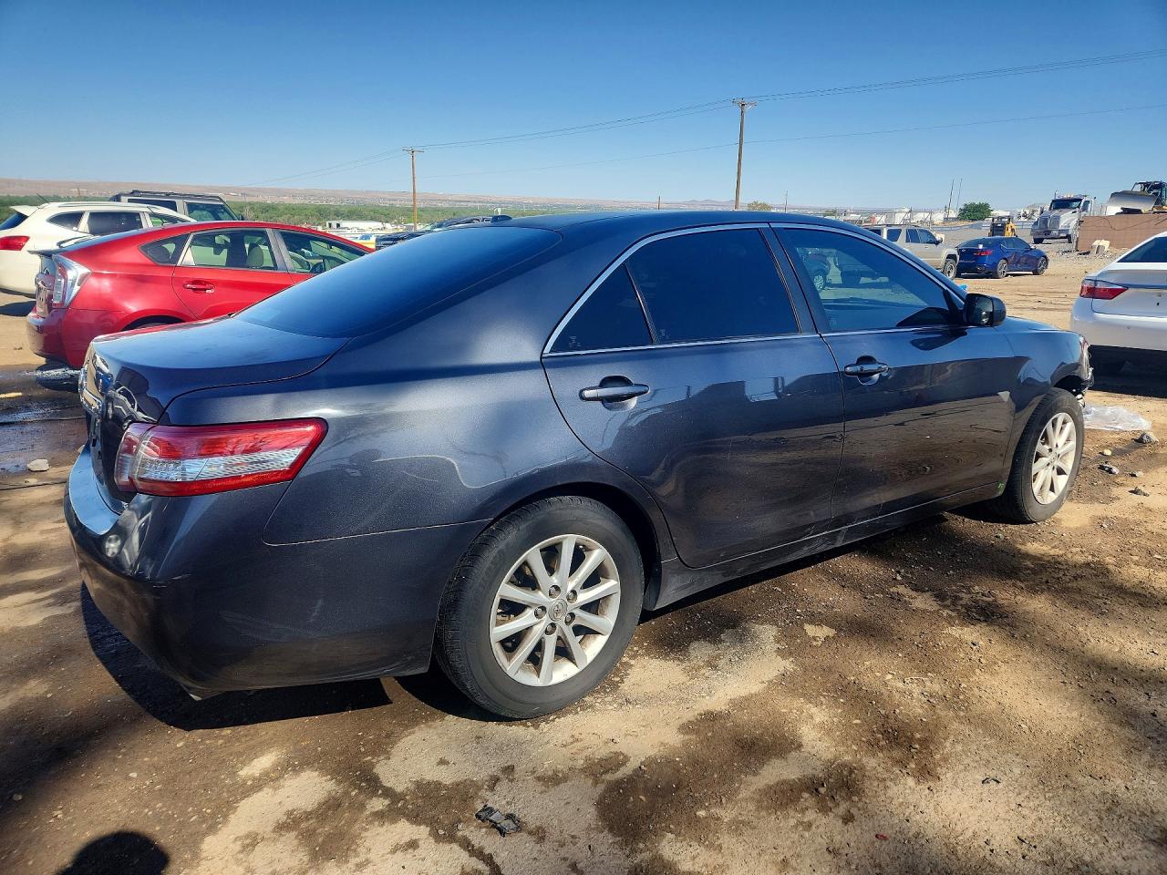 2011 Toyota Camry Xle V6 Gray vin: 4T1BK3EK4BU614698