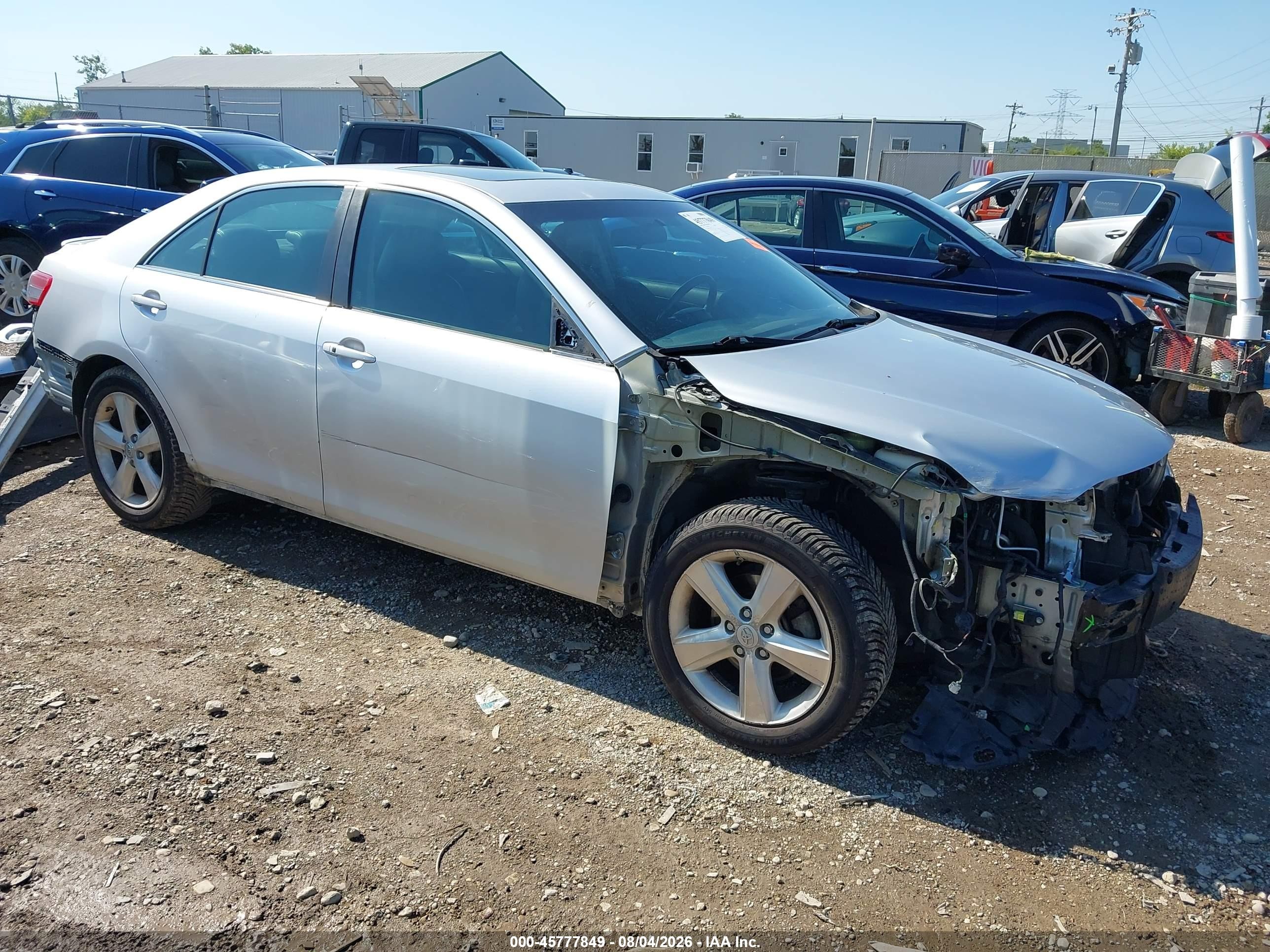 2011 Toyota Camry Se V6 Silver vin: 4T1BK3EK4BU617052