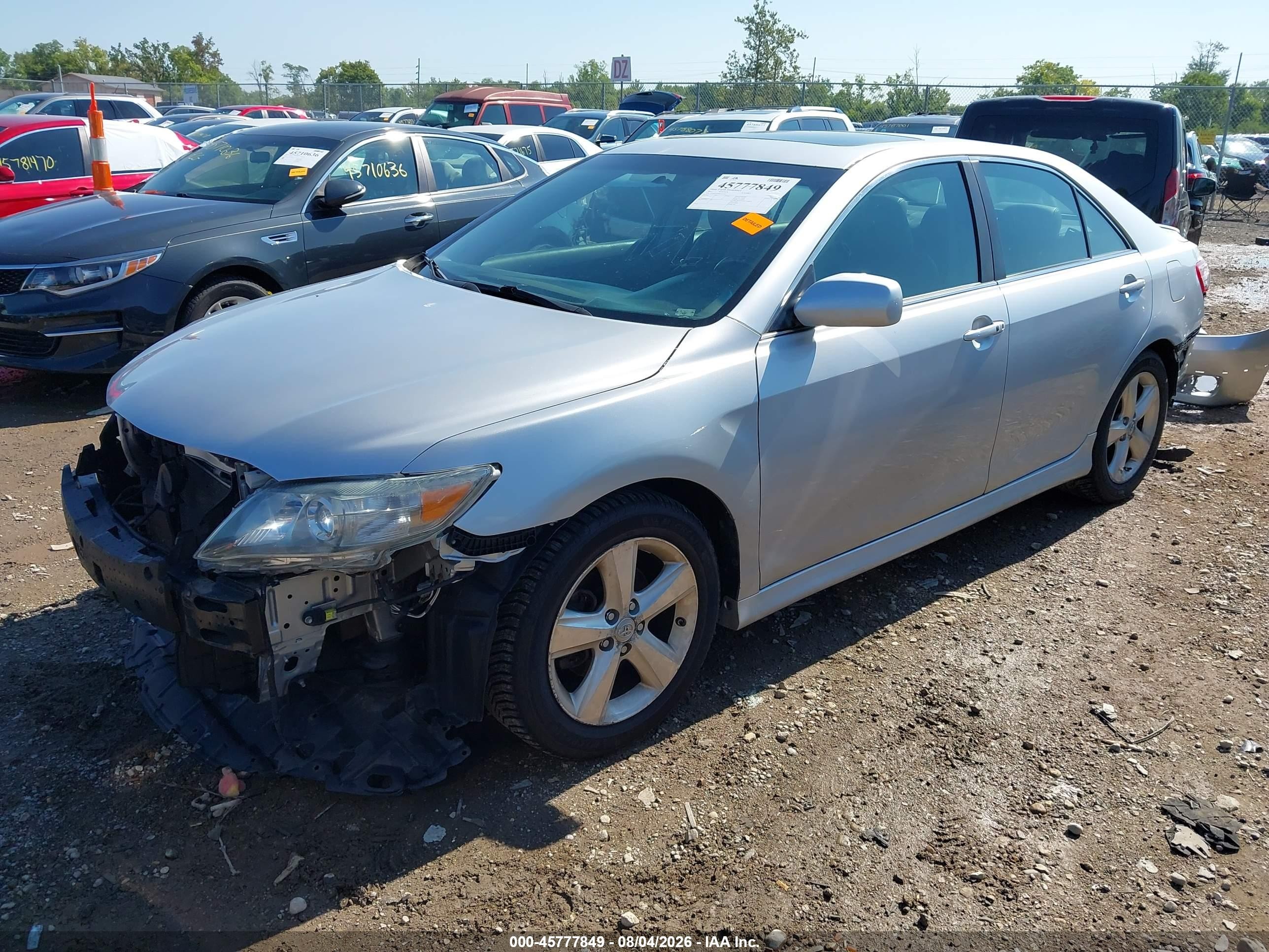 2011 Toyota Camry Se V6 Серебряный vin: 4T1BK3EK4BU617052