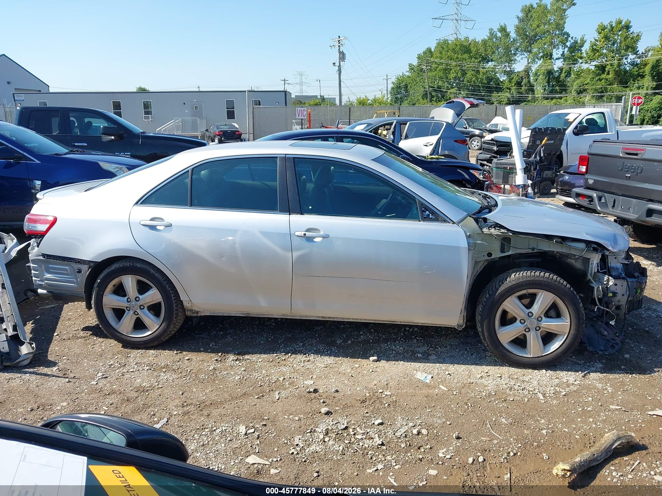 2011 Toyota Camry Se V6 Серебряный vin: 4T1BK3EK4BU617052