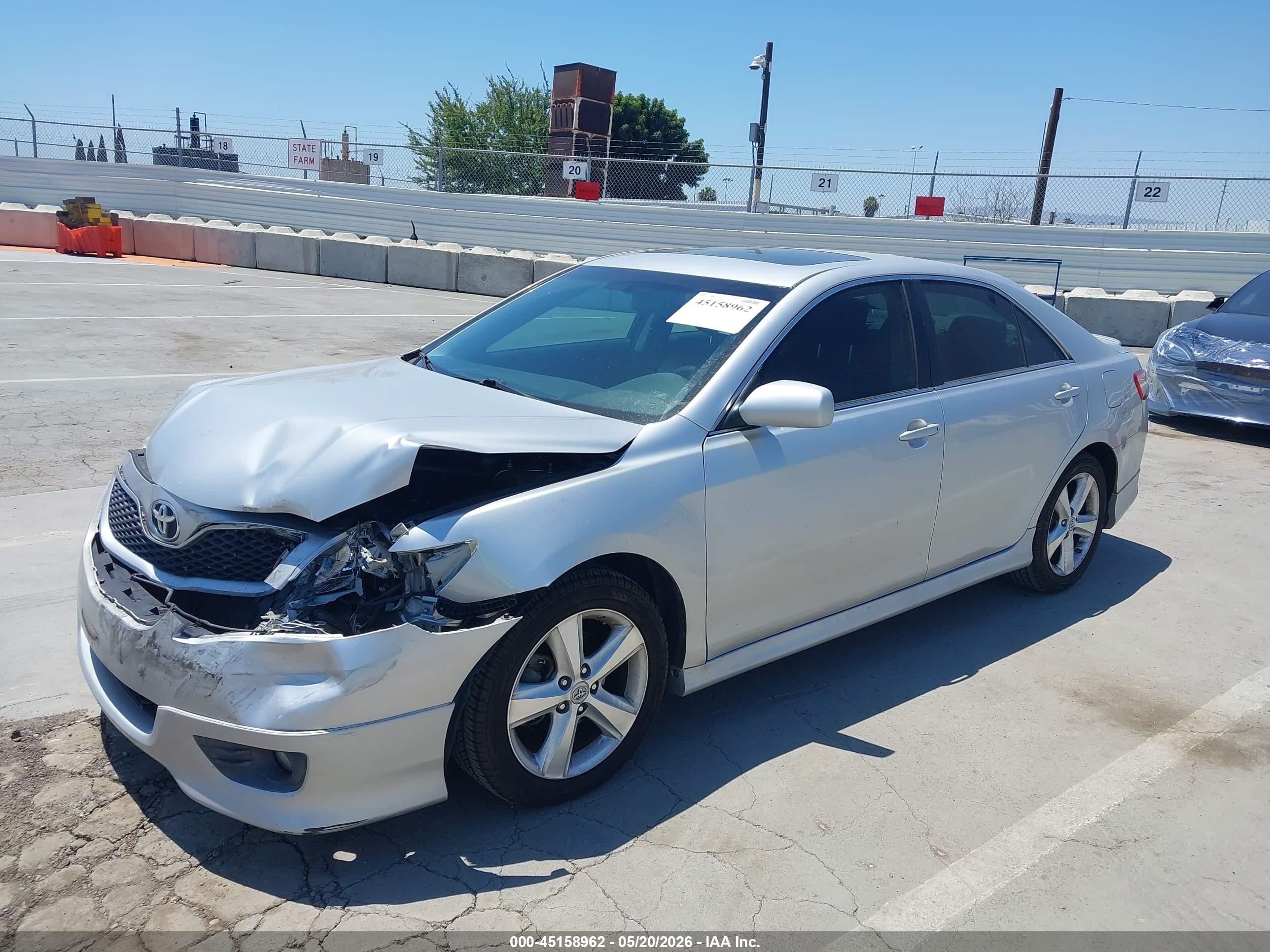 2011 Toyota Camry Se V6 Silver vin: 4T1BK3EK4BU622008