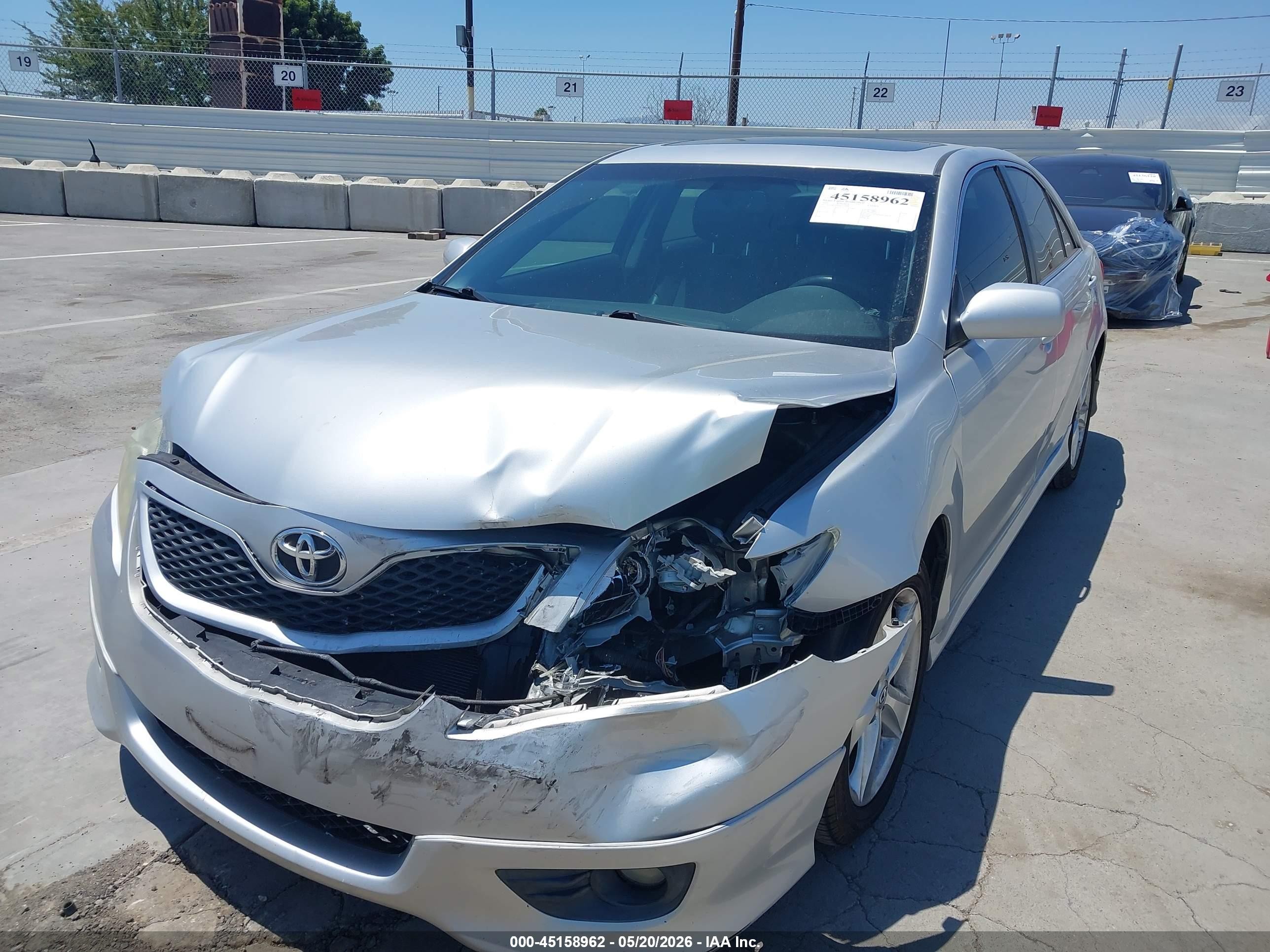 2011 Toyota Camry Se V6 Silver vin: 4T1BK3EK4BU622008