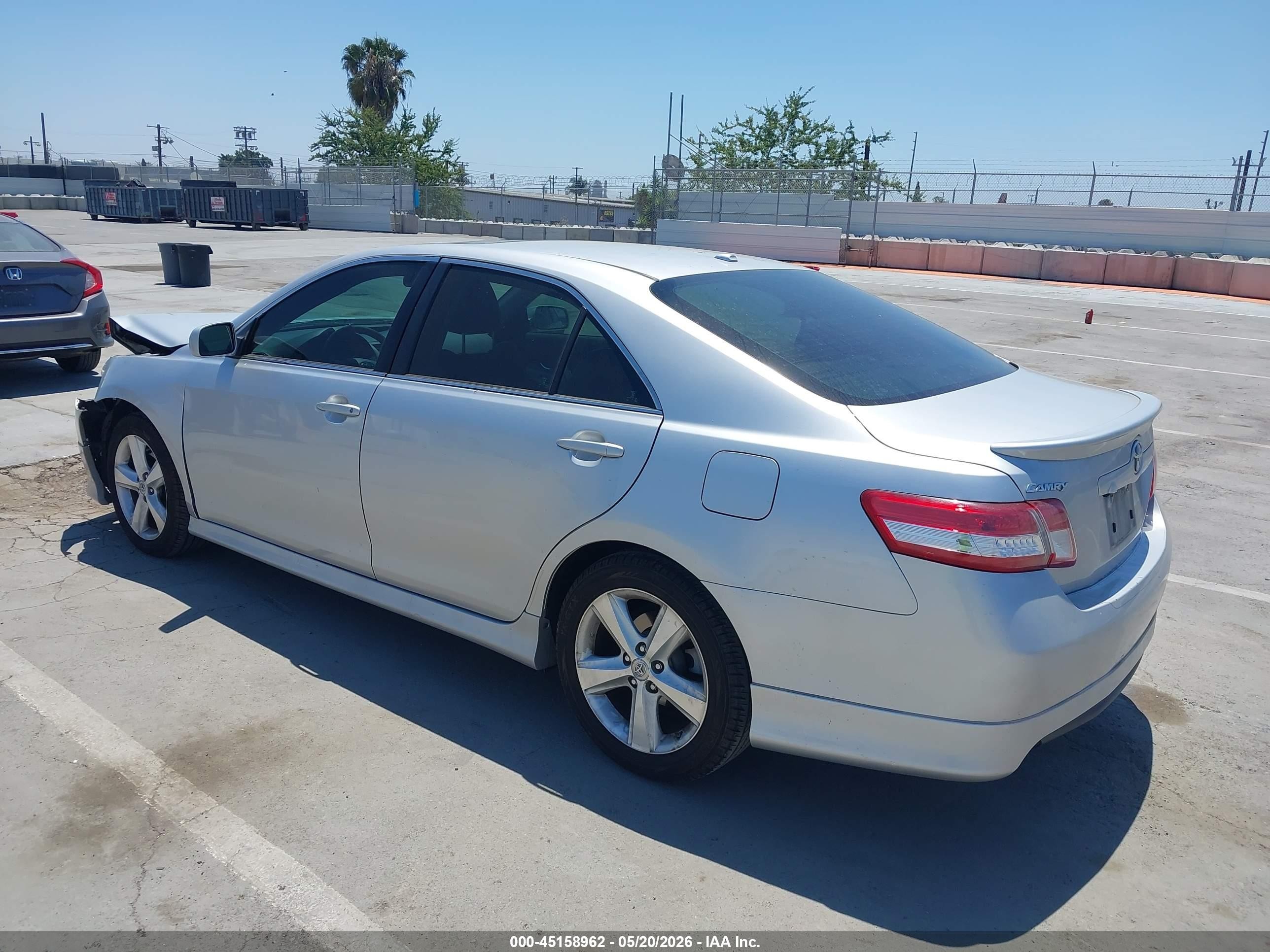 2011 Toyota Camry Se V6 Silver vin: 4T1BK3EK4BU622008