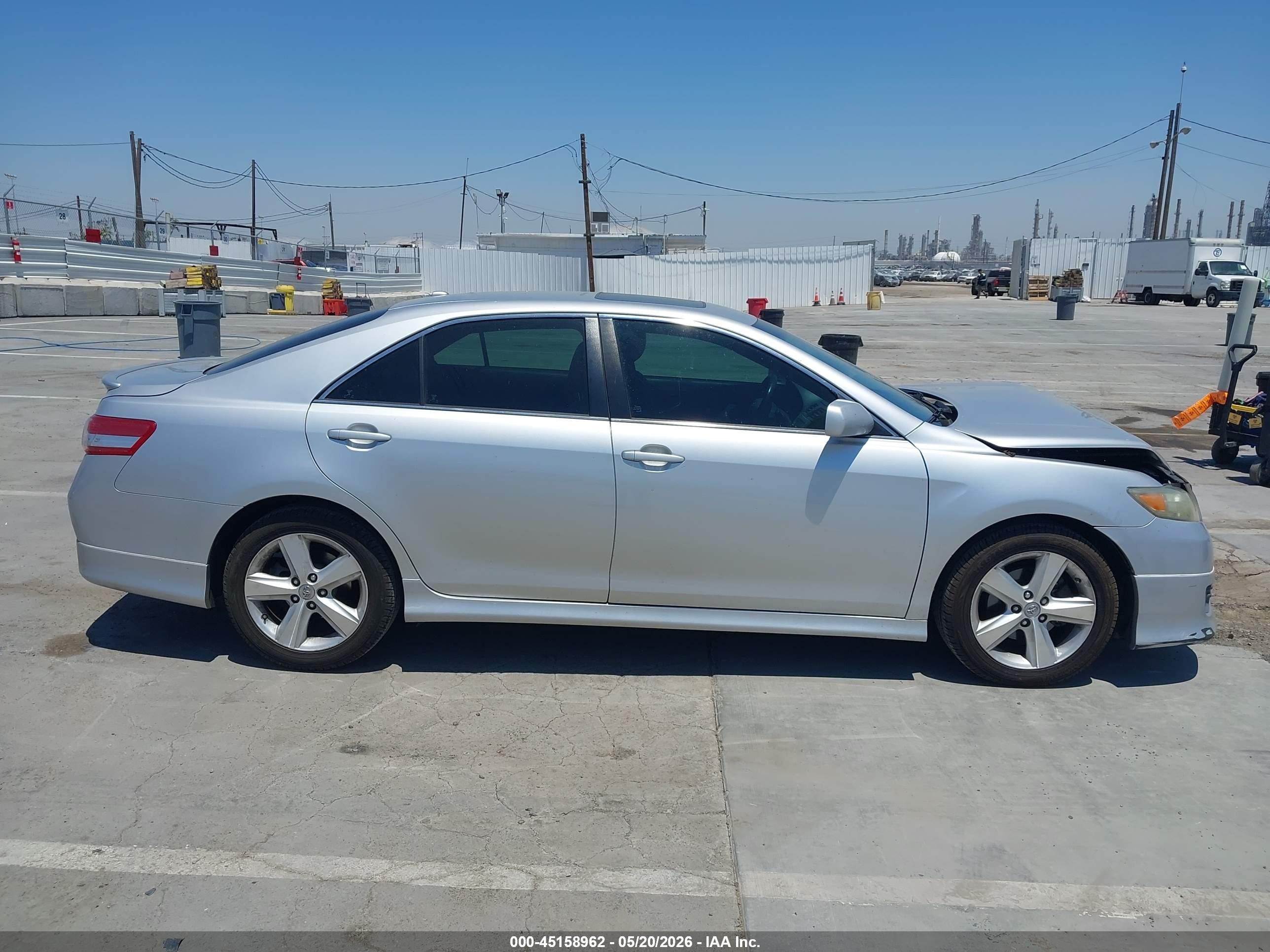 2011 Toyota Camry Se V6 Silver vin: 4T1BK3EK4BU622008