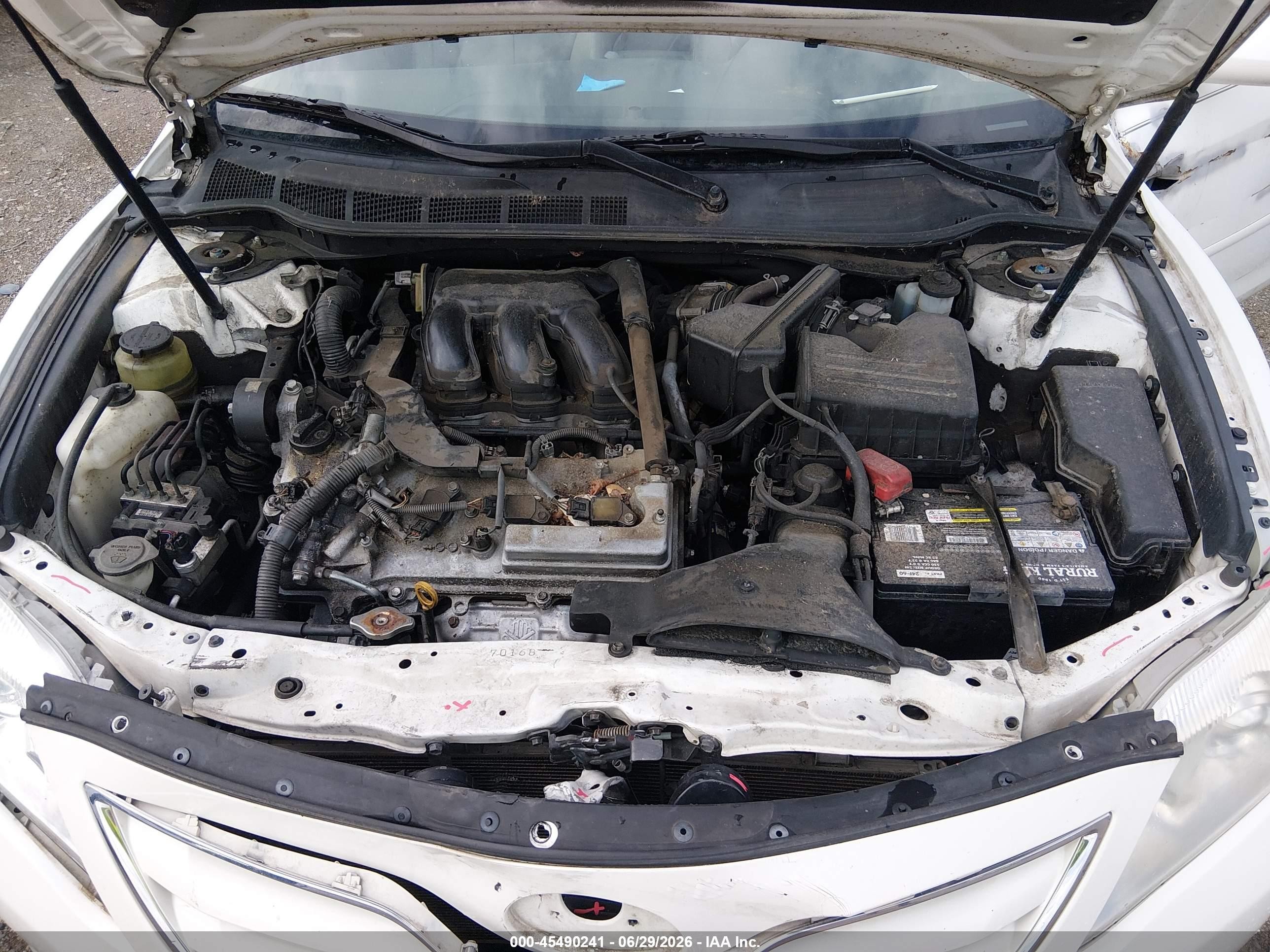 2011 Toyota Camry Xle V6 White vin: 4T1BK3EK4BU629234