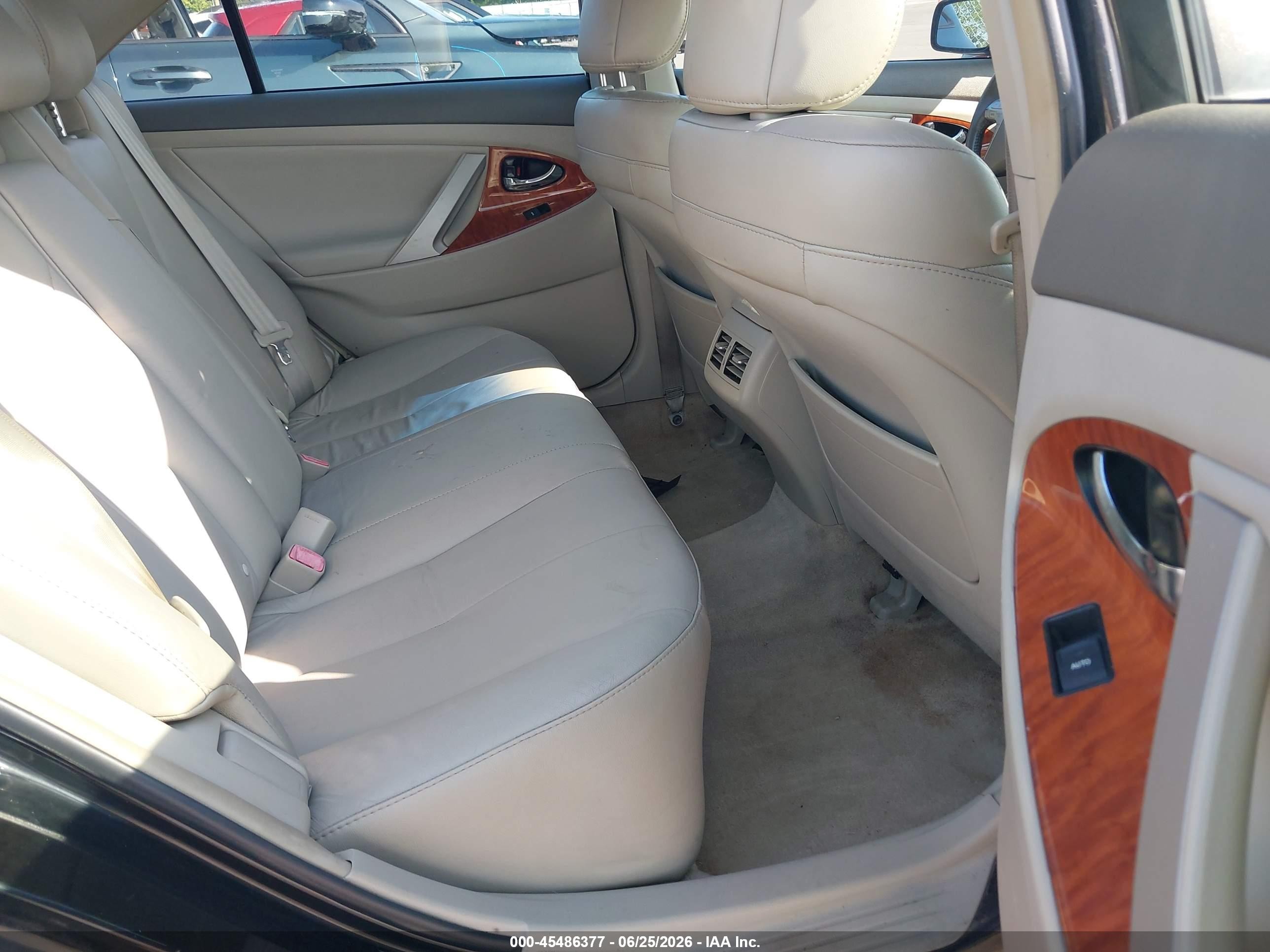 2010 Toyota Camry Xle V6 Black vin: 4T1BK3EK5AU112359