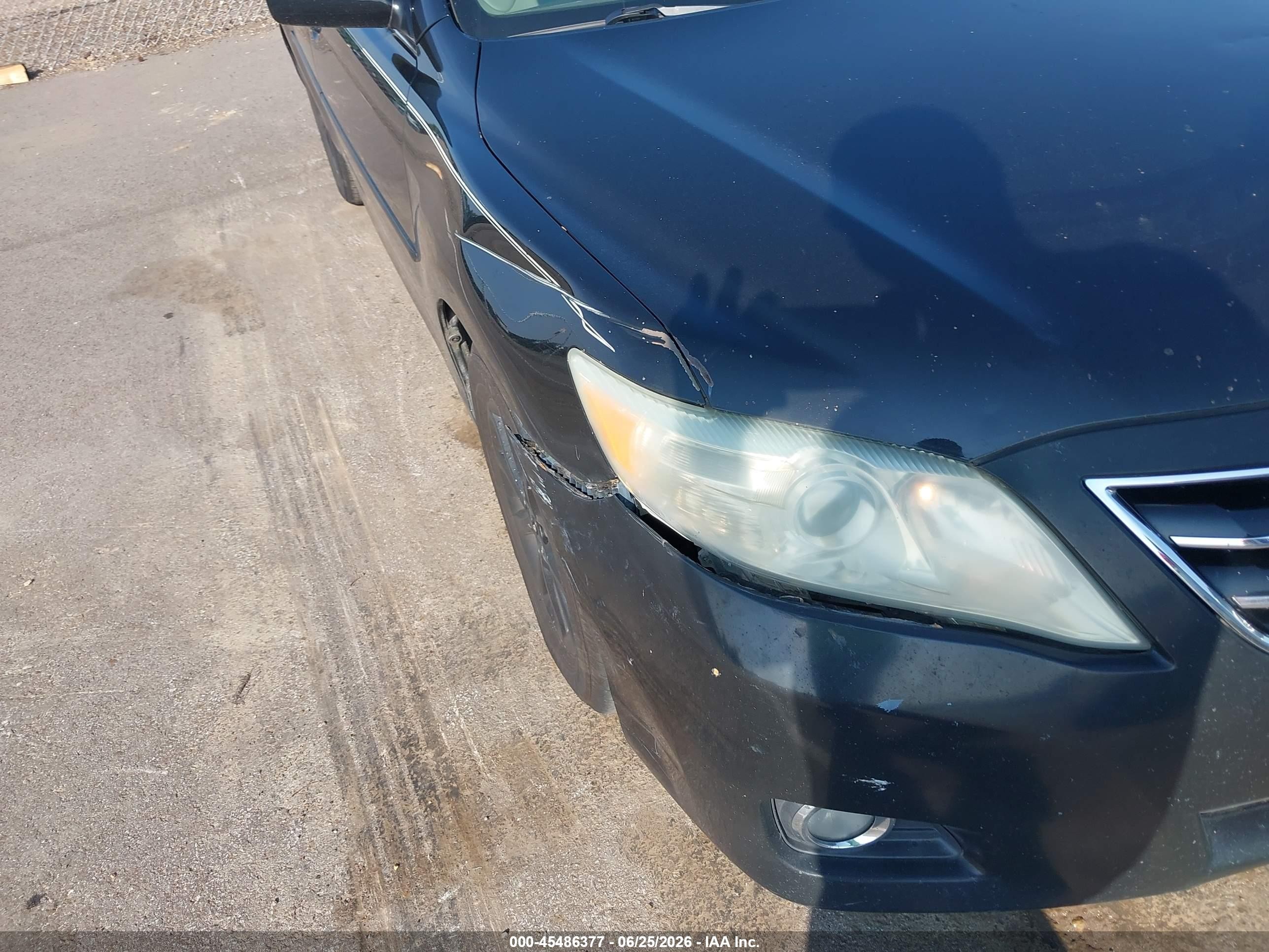 2010 Toyota Camry Xle V6 Black vin: 4T1BK3EK5AU112359