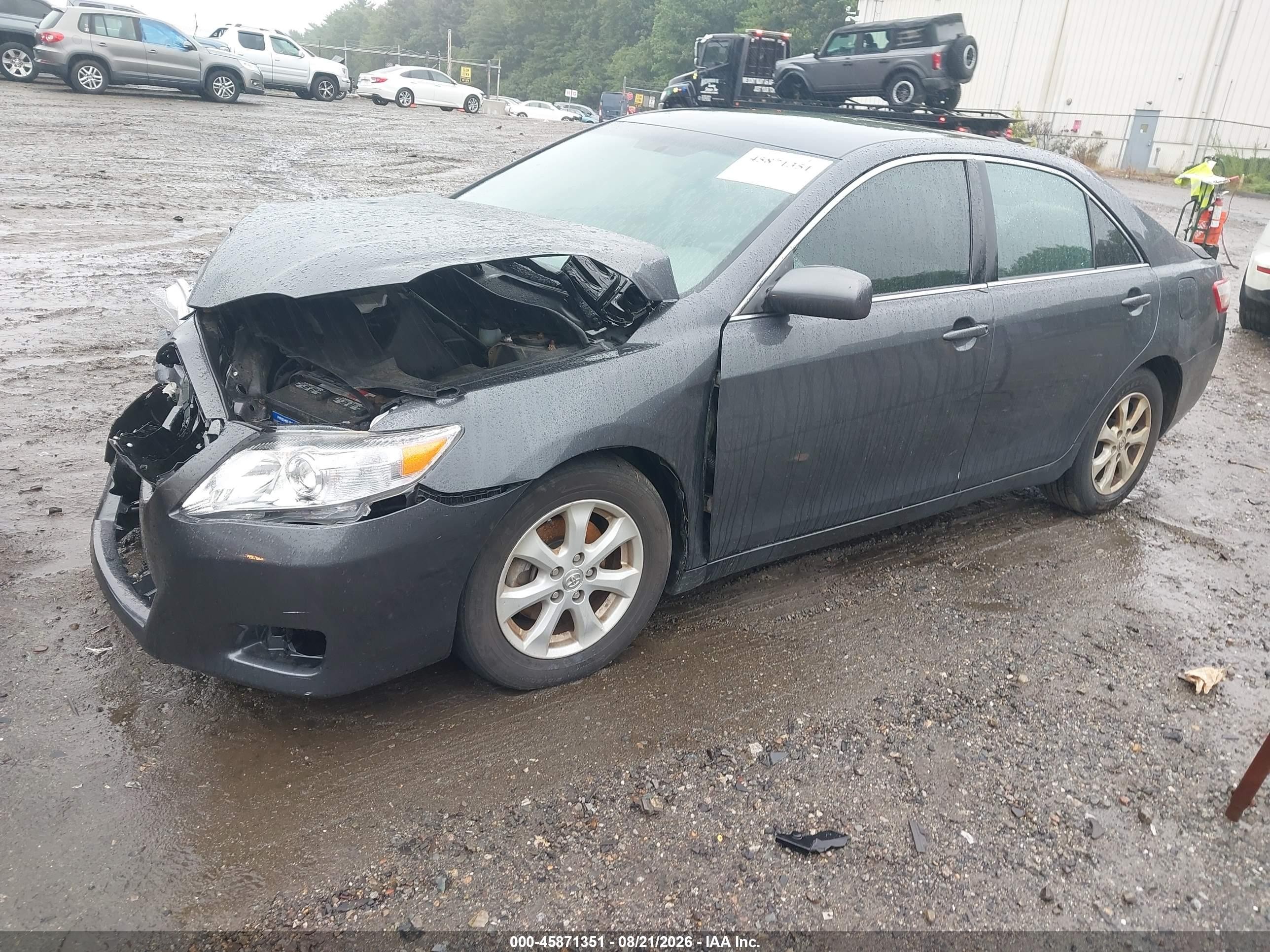 2011 Toyota Camry Le V6 Gray vin: 4T1BK3EK5BU130040