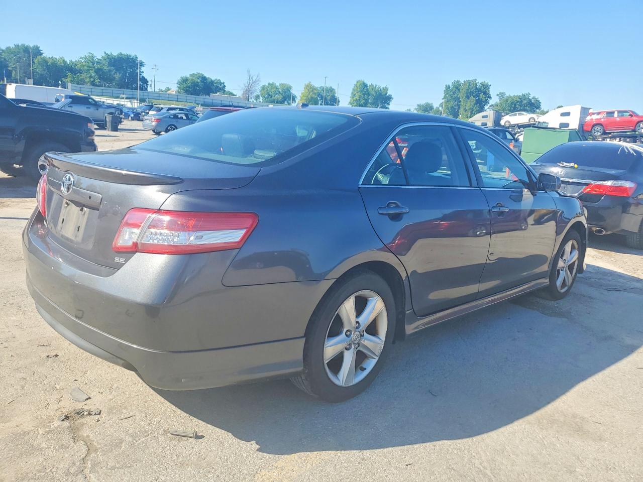 2011 Toyota Camry Se V6 Gray vin: 4T1BK3EK5BU132323