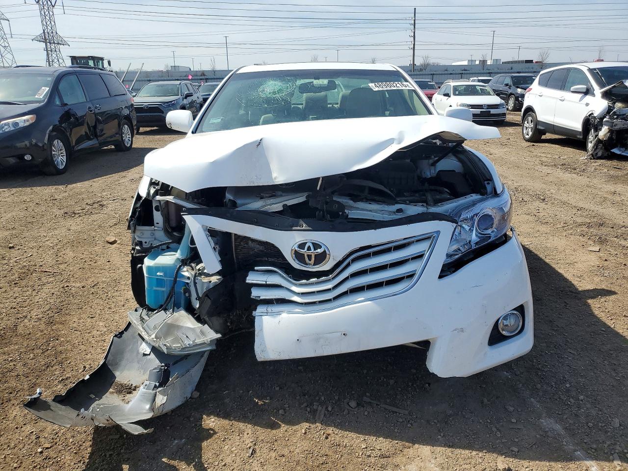 2011 Toyota Camry Xle V6 White vin: 4T1BK3EK5BU610871
