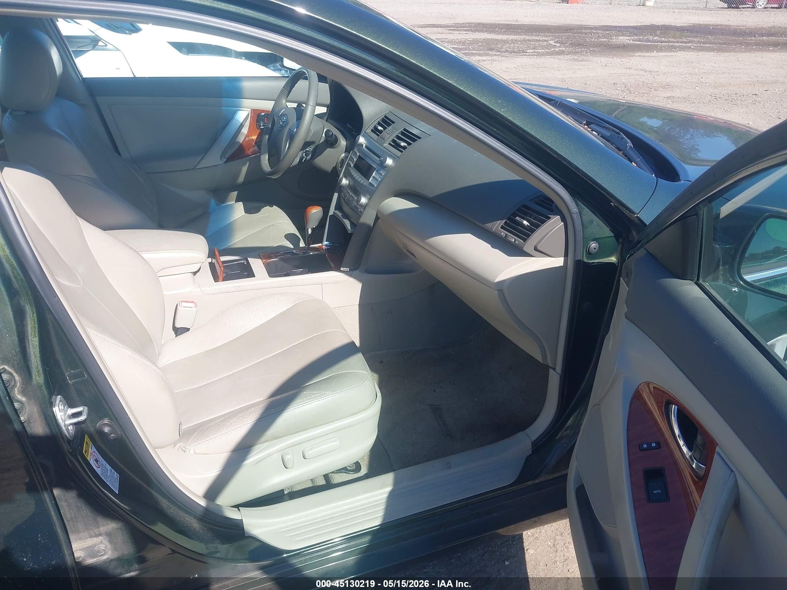 2011 Toyota Camry Xle V6 Green vin: 4T1BK3EK5BU620851
