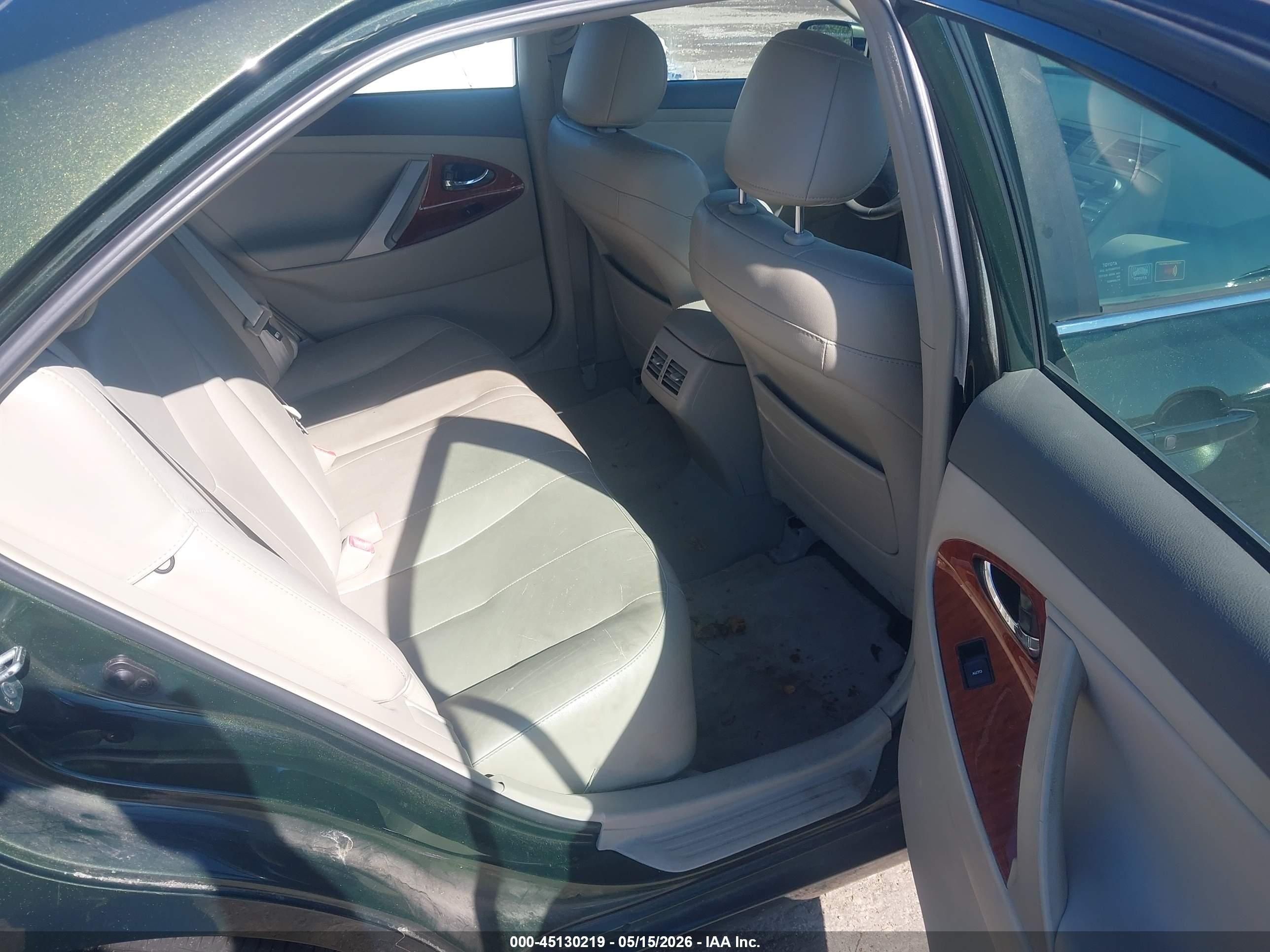 2011 Toyota Camry Xle V6 Green vin: 4T1BK3EK5BU620851