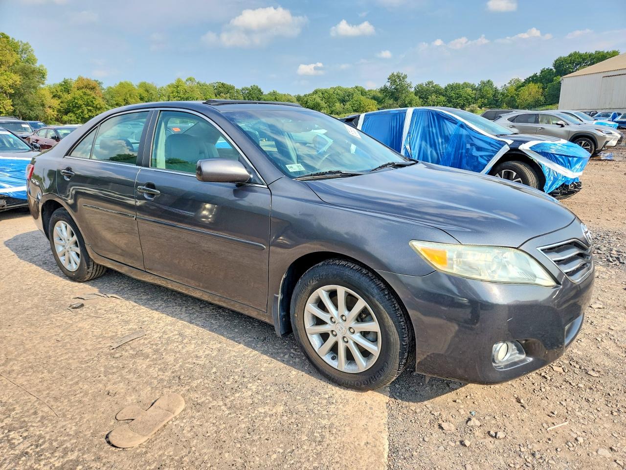 2010 Toyota Camry Xle V6 Gray vin: 4T1BK3EK6AU106053