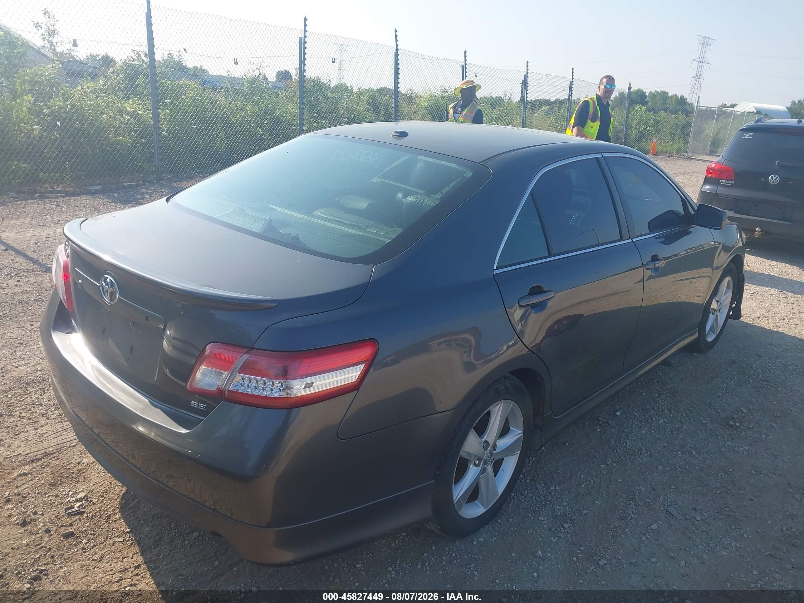 2010 Toyota Camry Se V6 Gray vin: 4T1BK3EK6AU113794
