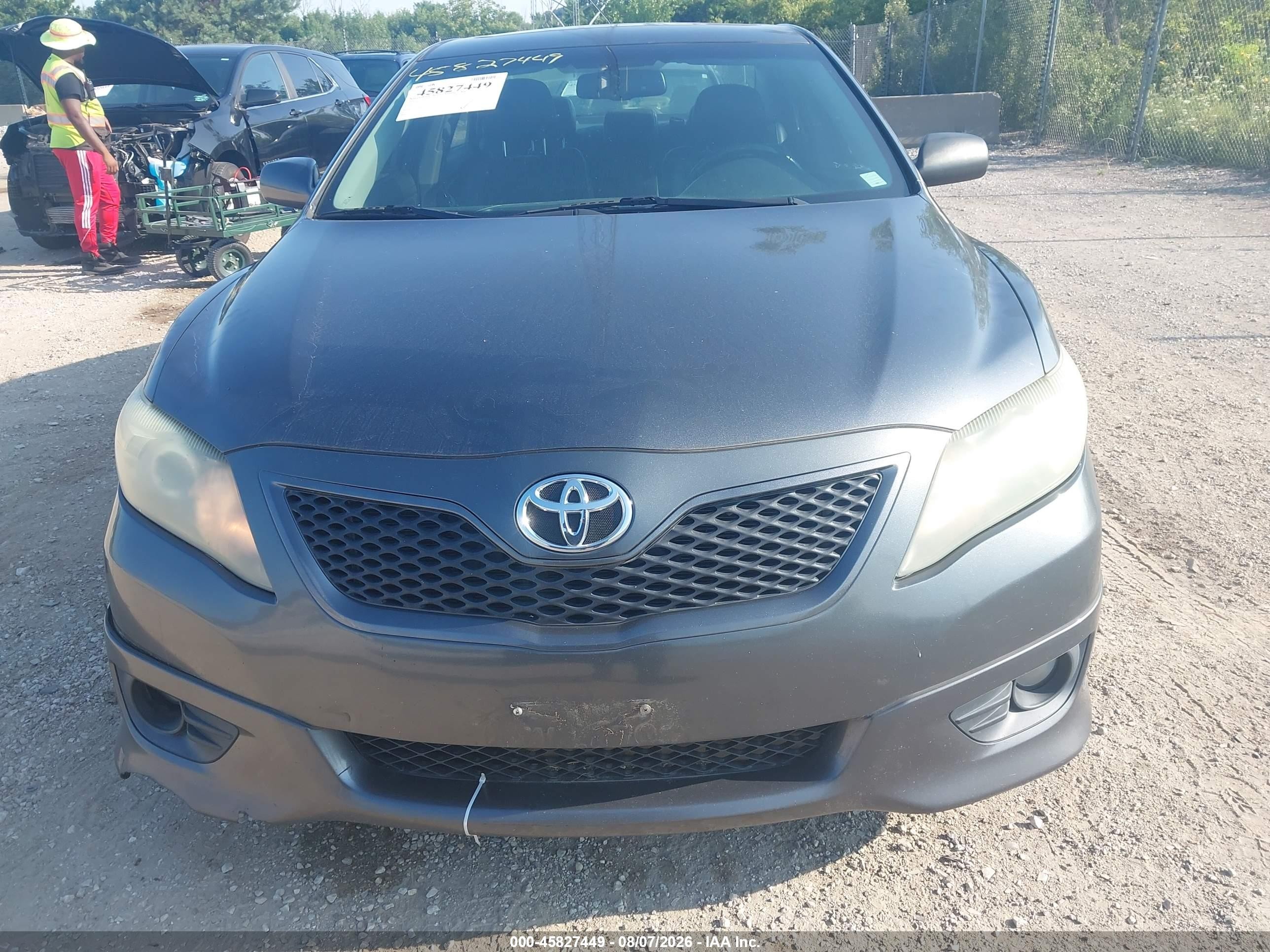 2010 Toyota Camry Se V6 Gray vin: 4T1BK3EK6AU113794