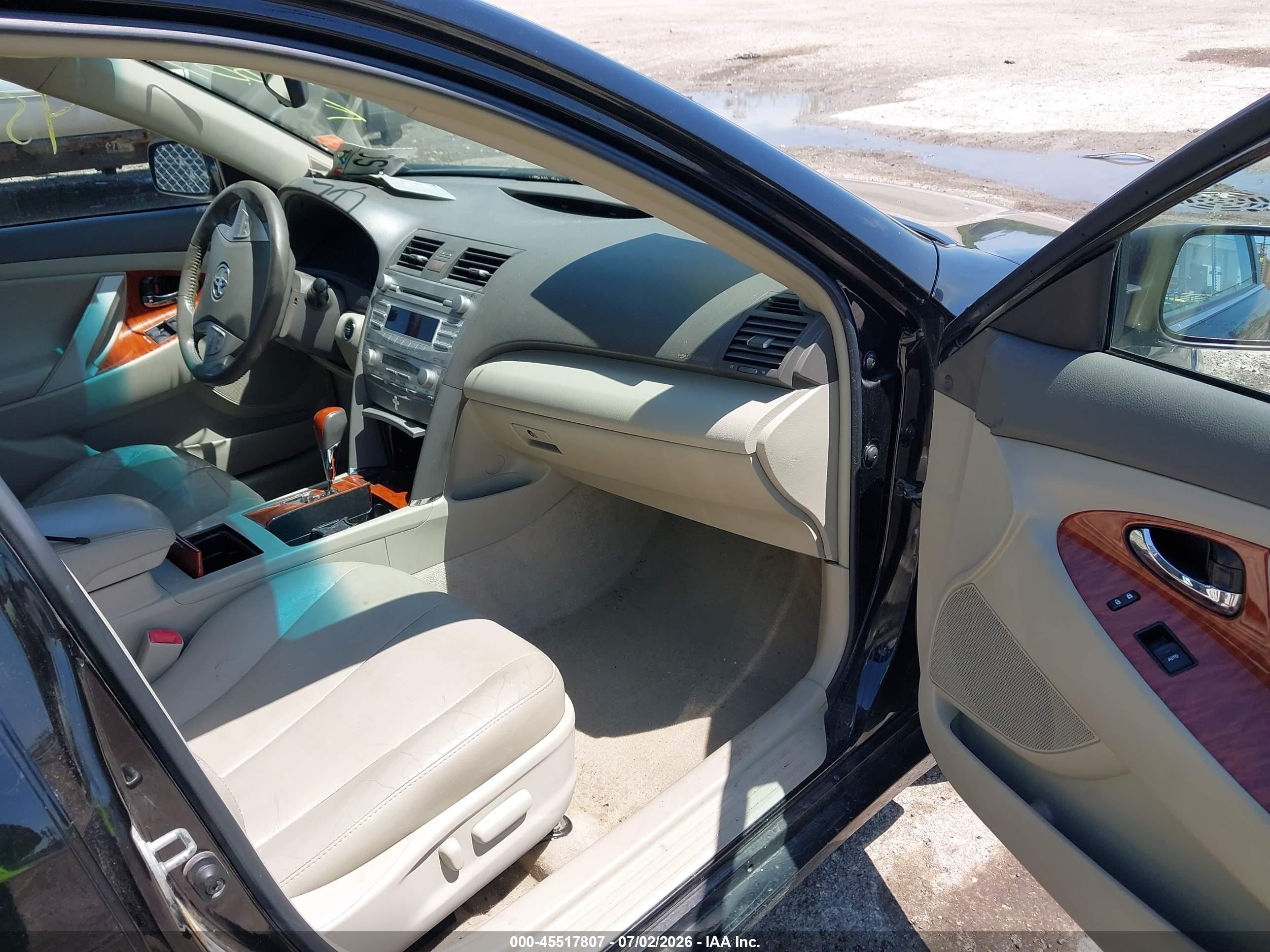 2011 Toyota Camry Xle V6 Black vin: 4T1BK3EK6BU119788