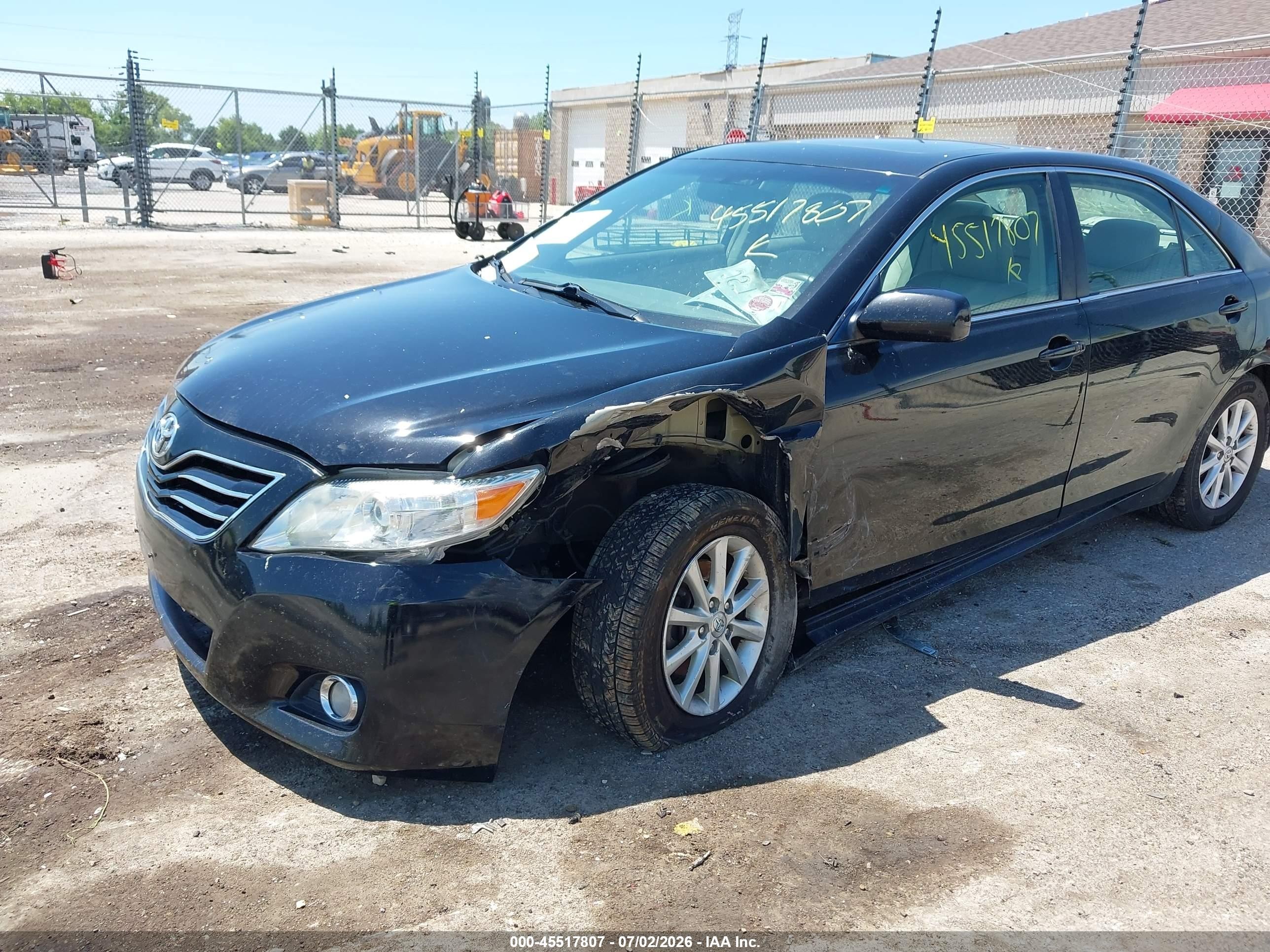 2011 Toyota Camry Xle V6 Black vin: 4T1BK3EK6BU119788