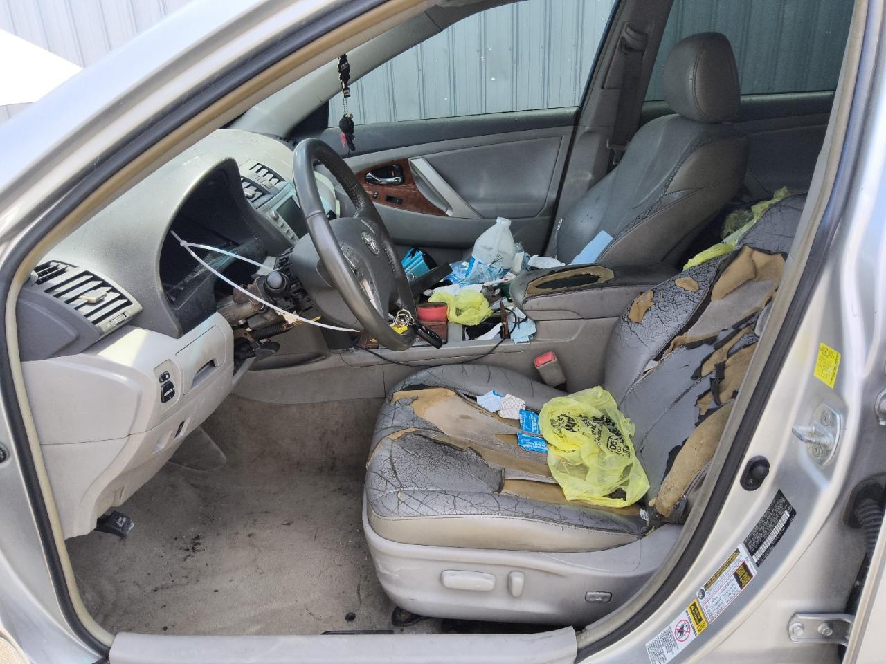 2011 Toyota Camry Xle V6 Silver vin: 4T1BK3EK6BU122786 Damage: Left Front Seat, Torn, > 12 Inches