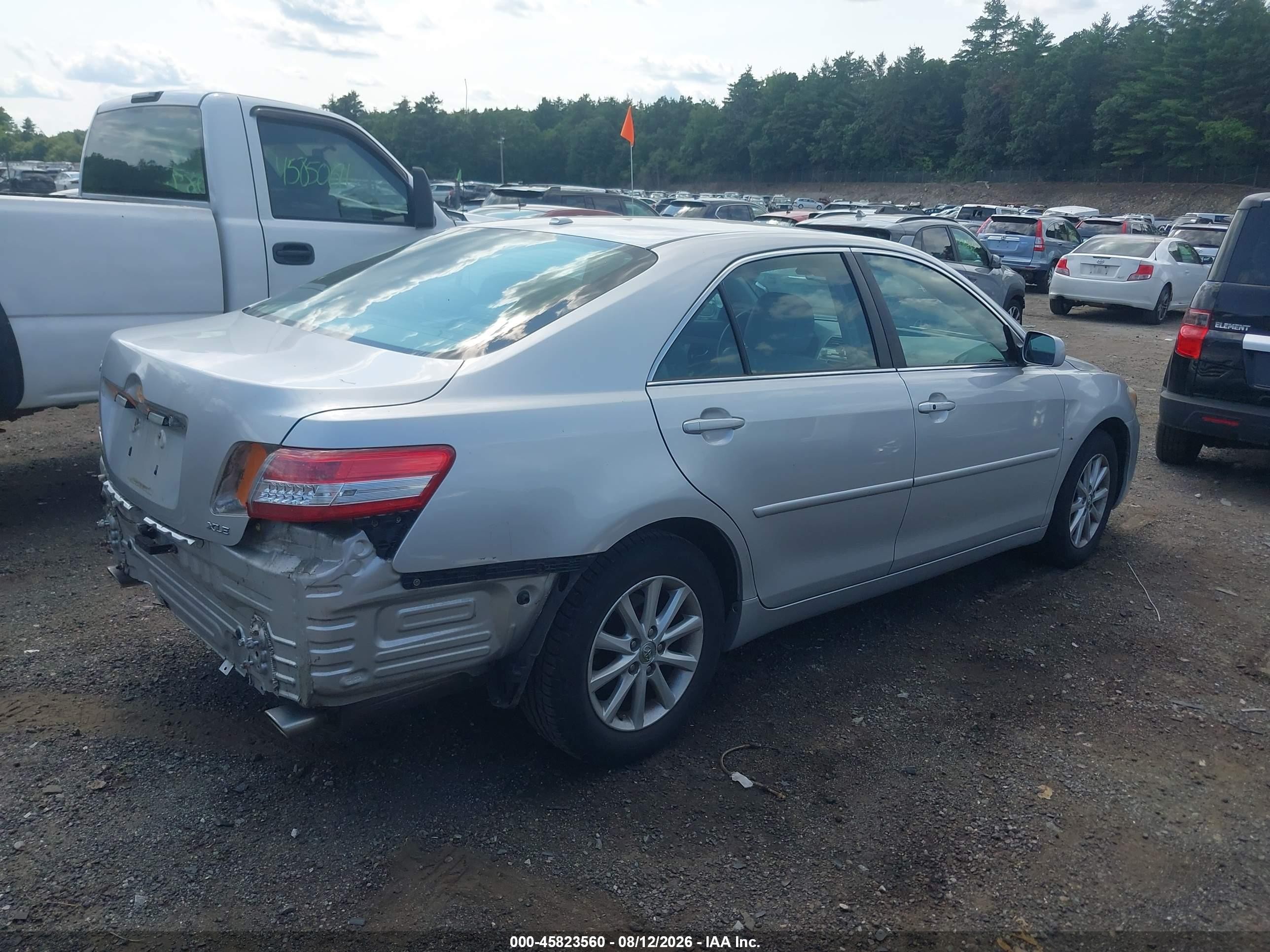 2011 Toyota Camry Xle V6 Серебряный vin: 4T1BK3EK6BU131648