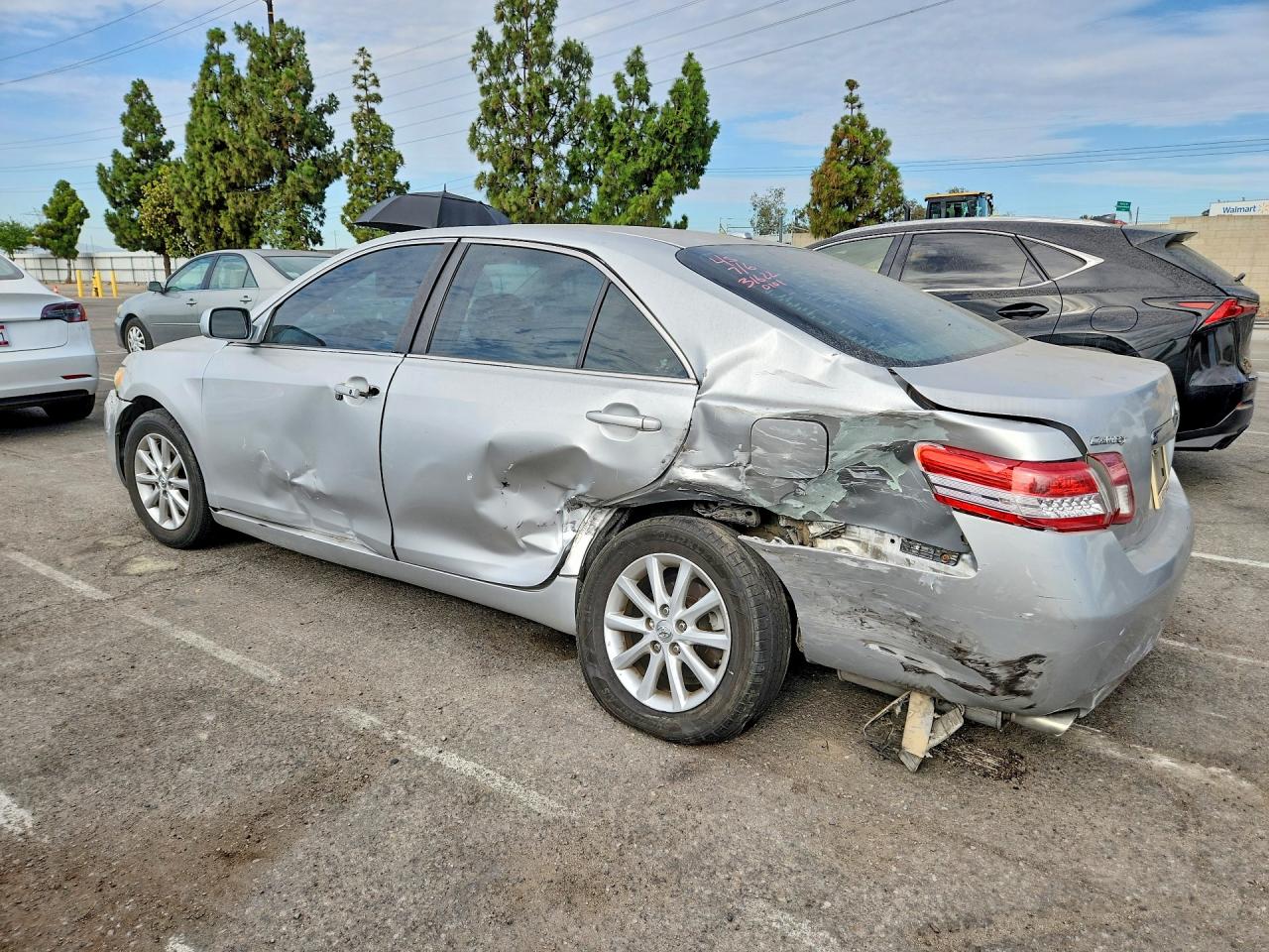 2011 Toyota Camry Xle V6 Silver vin: 4T1BK3EK6BU620101