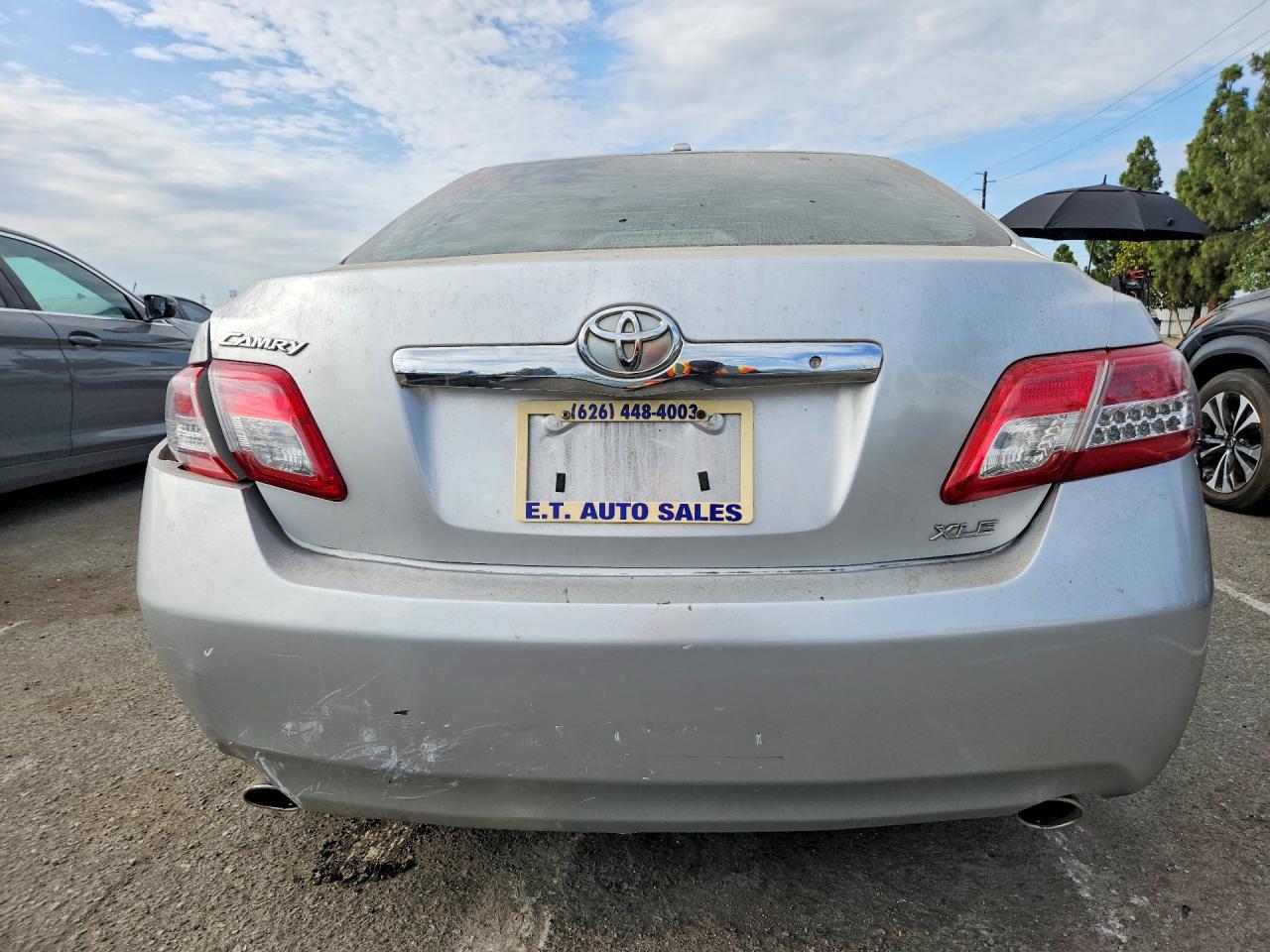 2011 Toyota Camry Xle V6 Silver vin: 4T1BK3EK6BU620101
