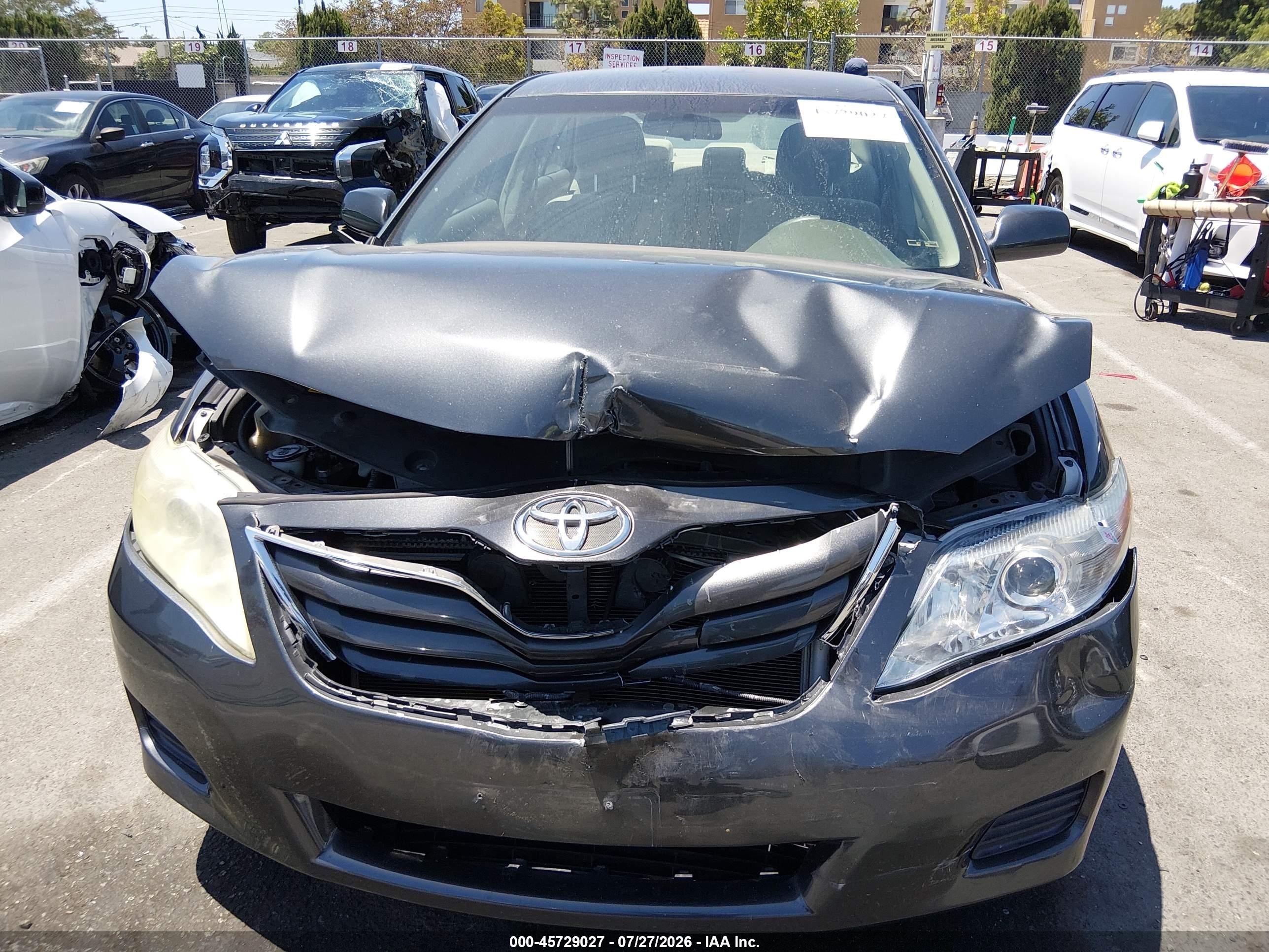 2011 Toyota Camry Le V6 Gray vin: 4T1BK3EK6BU622057