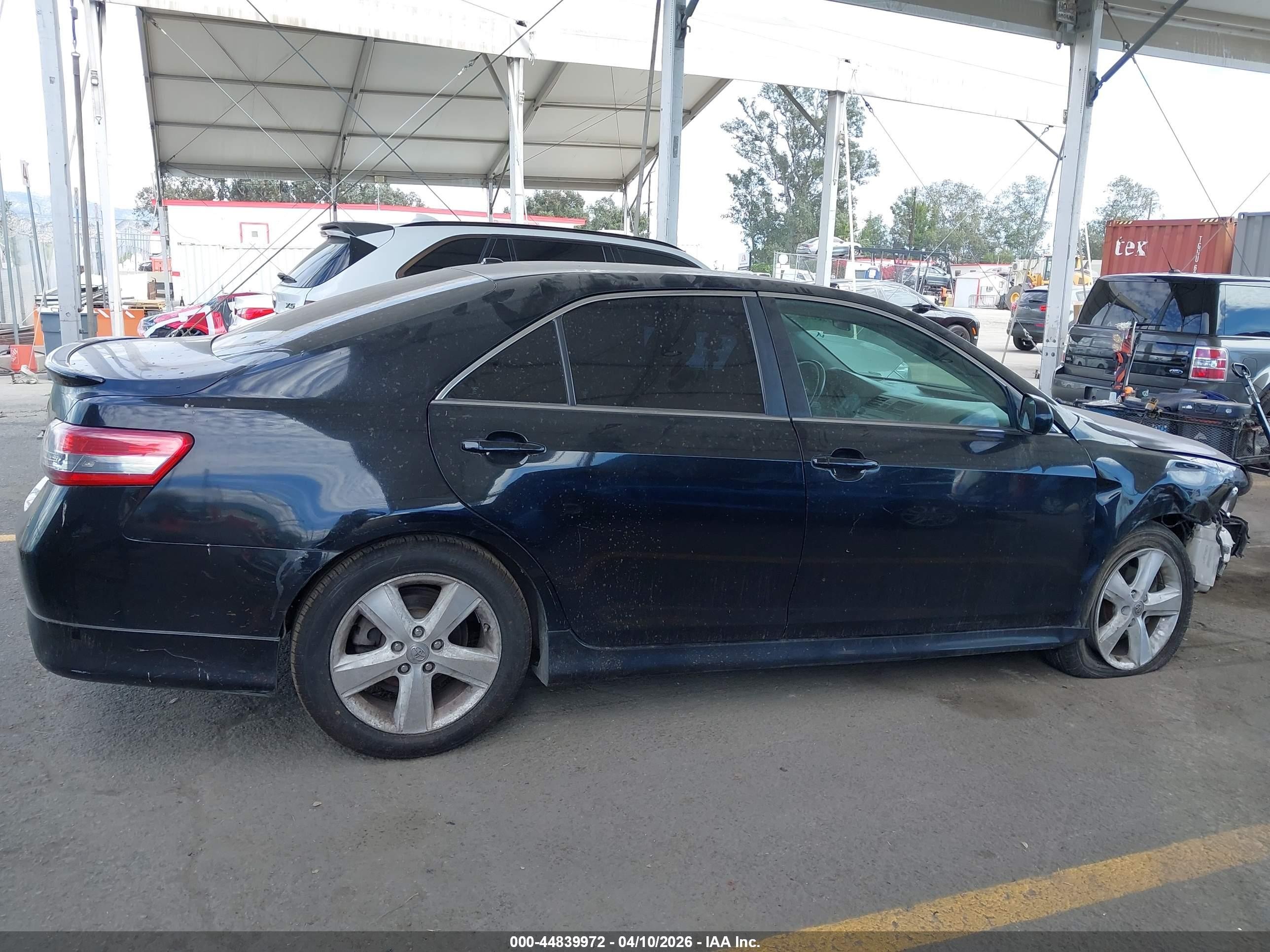 2011 Toyota Camry Se V6 Black vin: 4T1BK3EK6BU623886