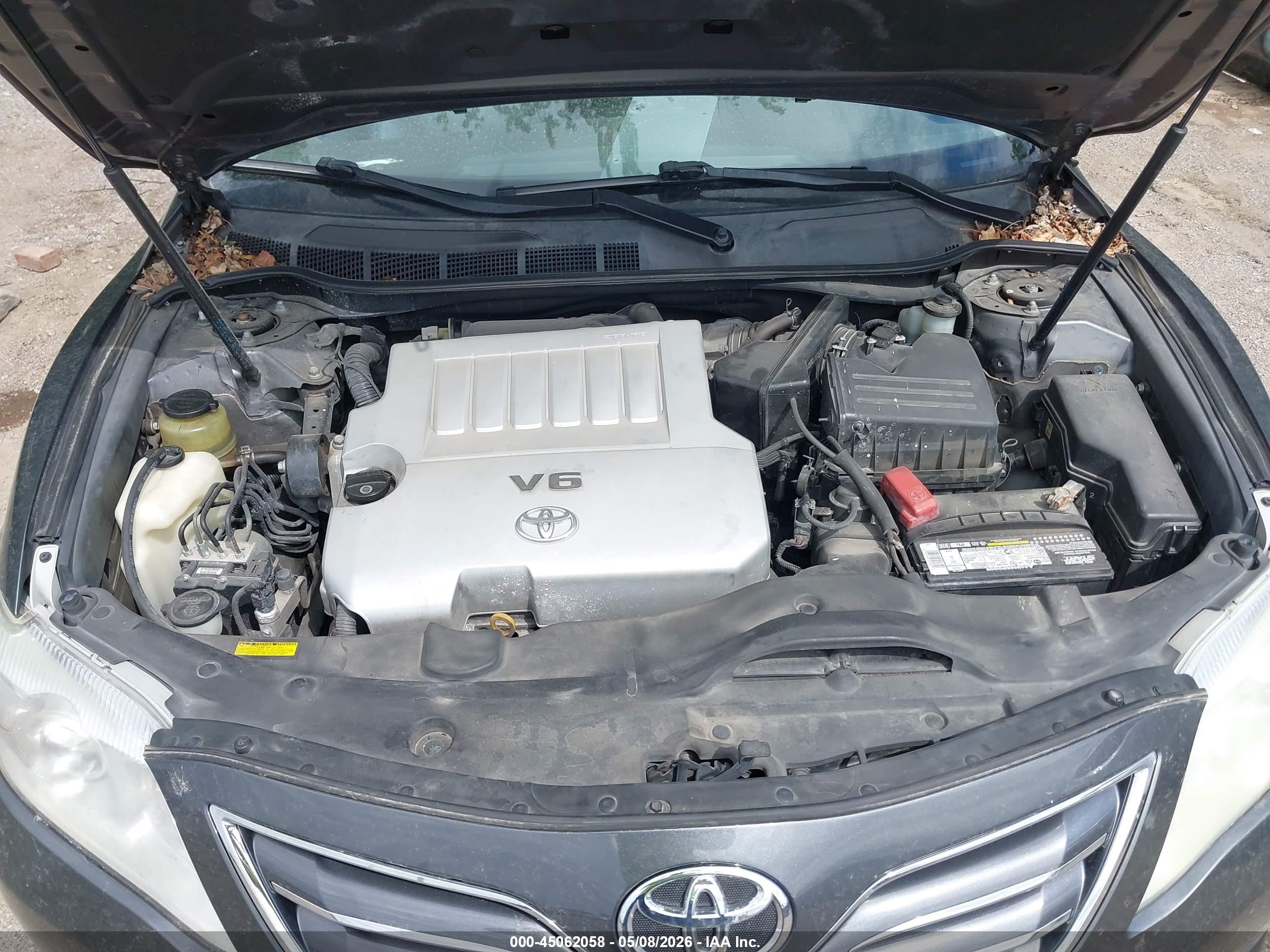2011 Toyota Camry Xle V6 Gray vin: 4T1BK3EK6BU624178