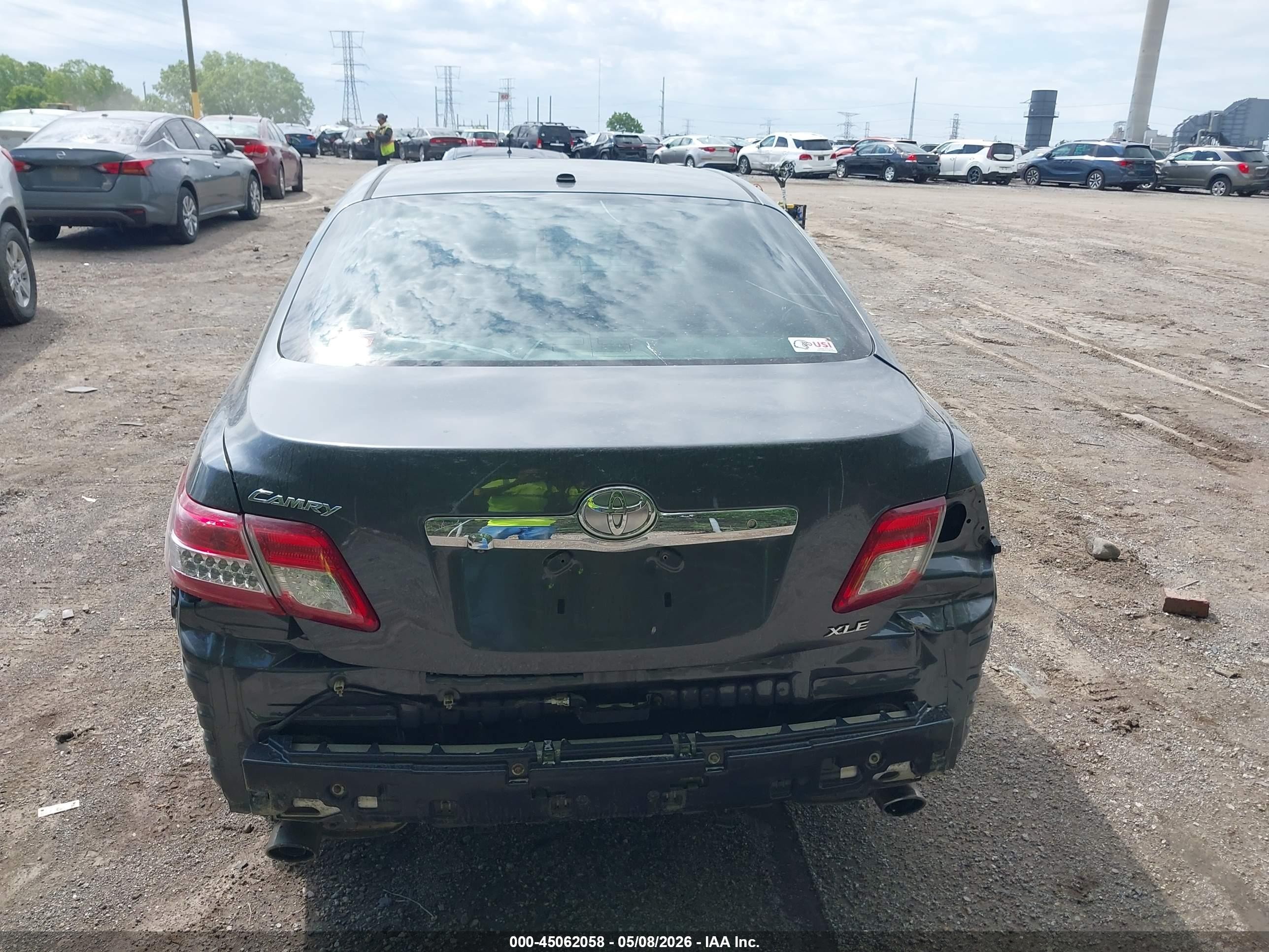 2011 Toyota Camry Xle V6 Gray vin: 4T1BK3EK6BU624178