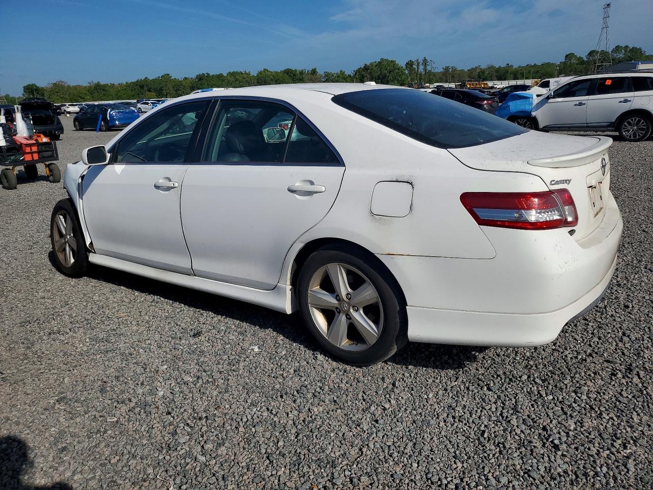 2011 Toyota Camry Se V6 White vin: 4T1BK3EK6BU624486