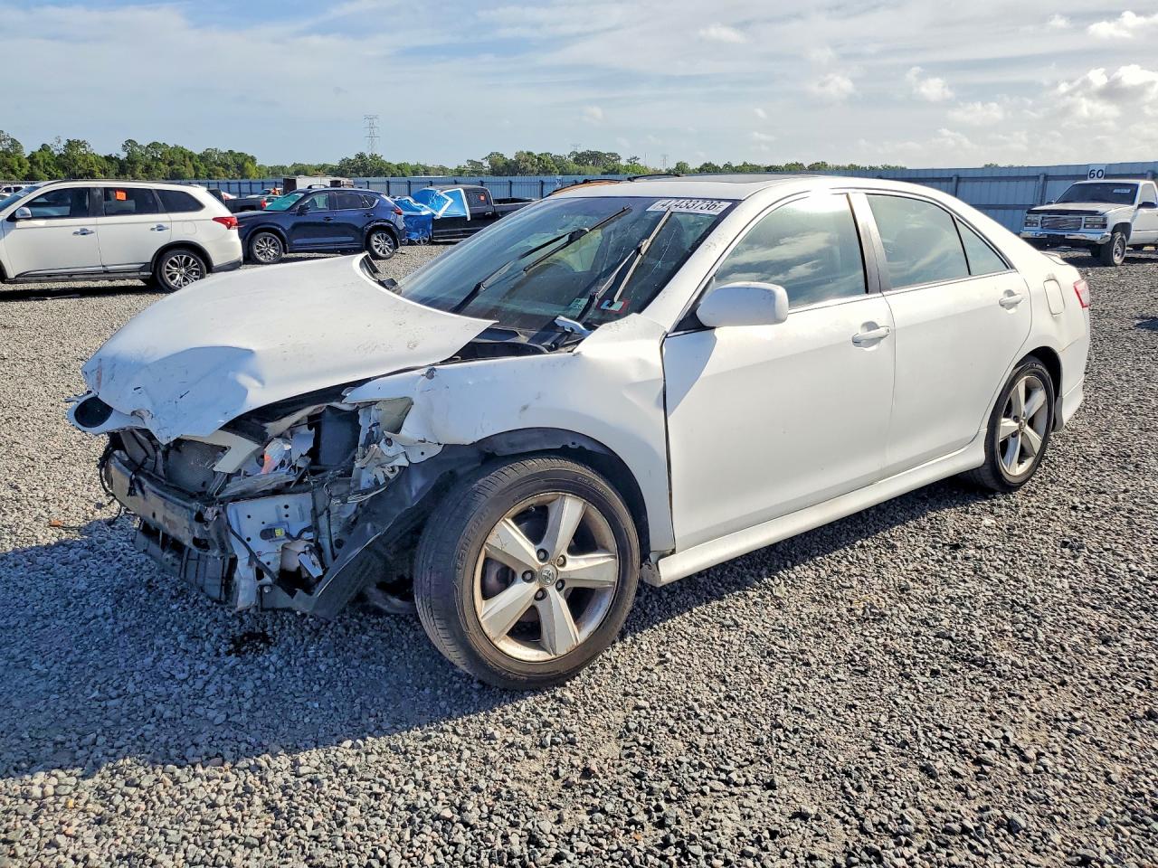 2011 Toyota Camry Se V6 White vin: 4T1BK3EK6BU624486