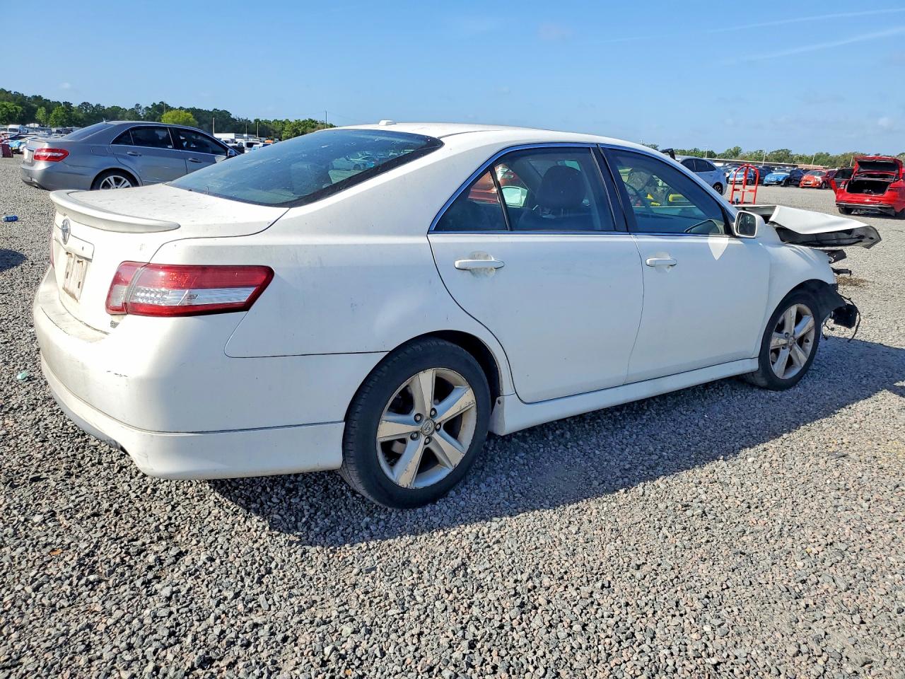 2011 Toyota Camry Se V6 White vin: 4T1BK3EK6BU624486