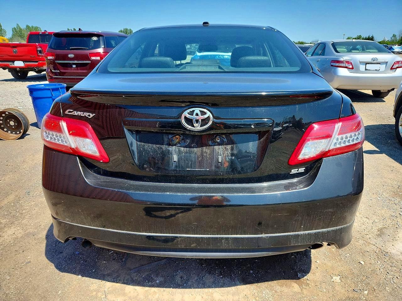 2010 Toyota Camry Se Black vin: 4T1BK3EK7AU112816
