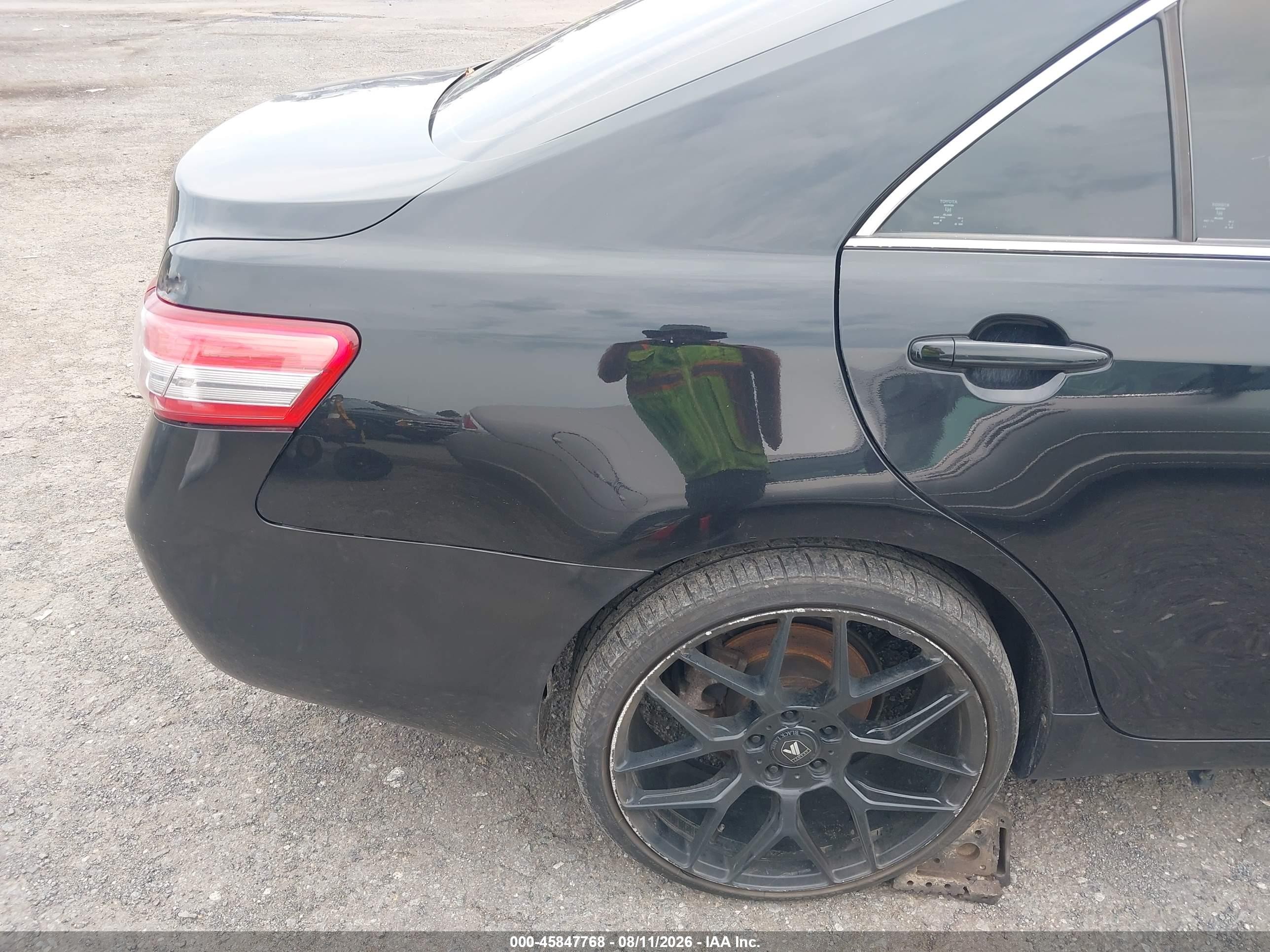 2010 Toyota Camry Xle V6 Black vin: 4T1BK3EK7AU598639