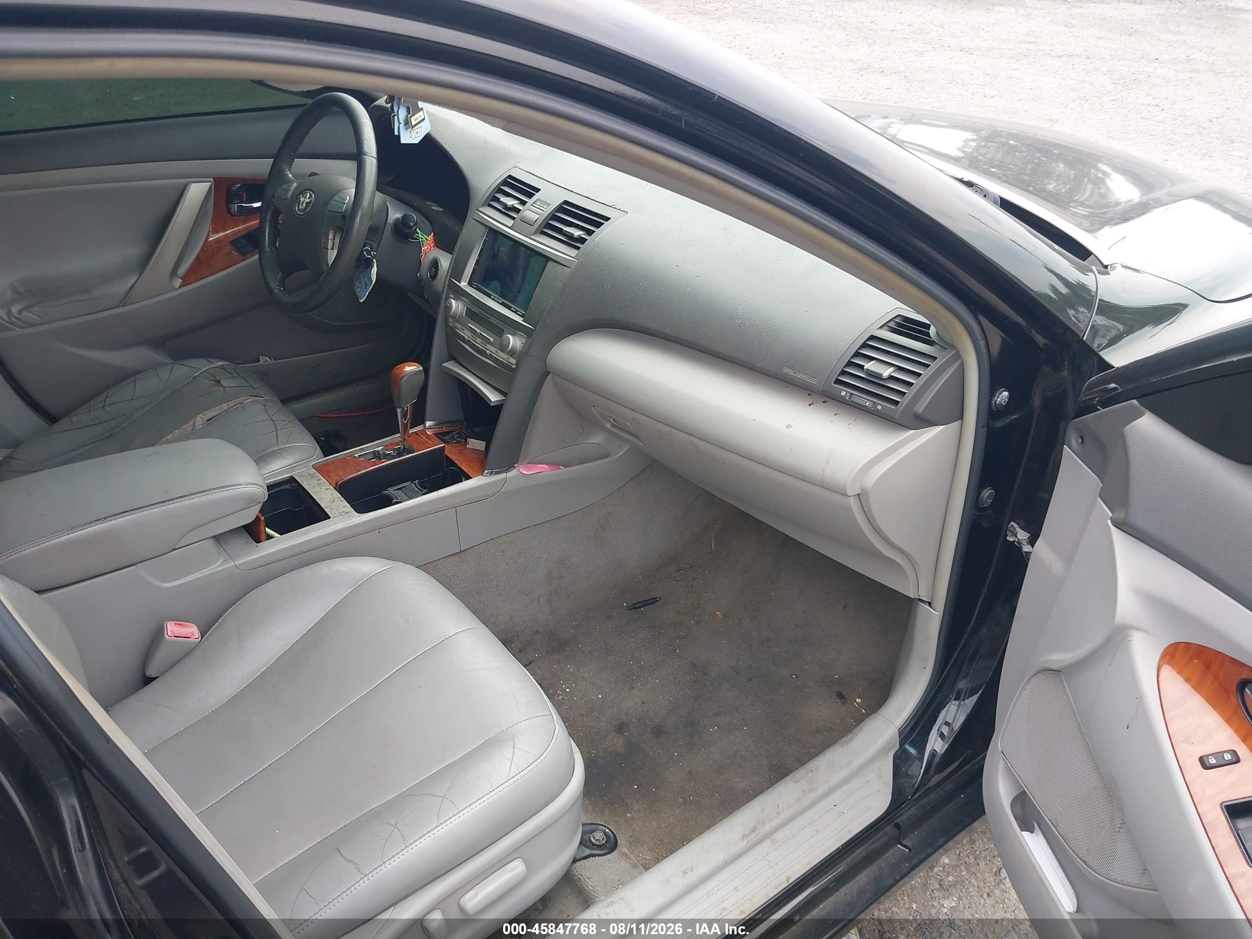 2010 Toyota Camry Xle V6 Black vin: 4T1BK3EK7AU598639