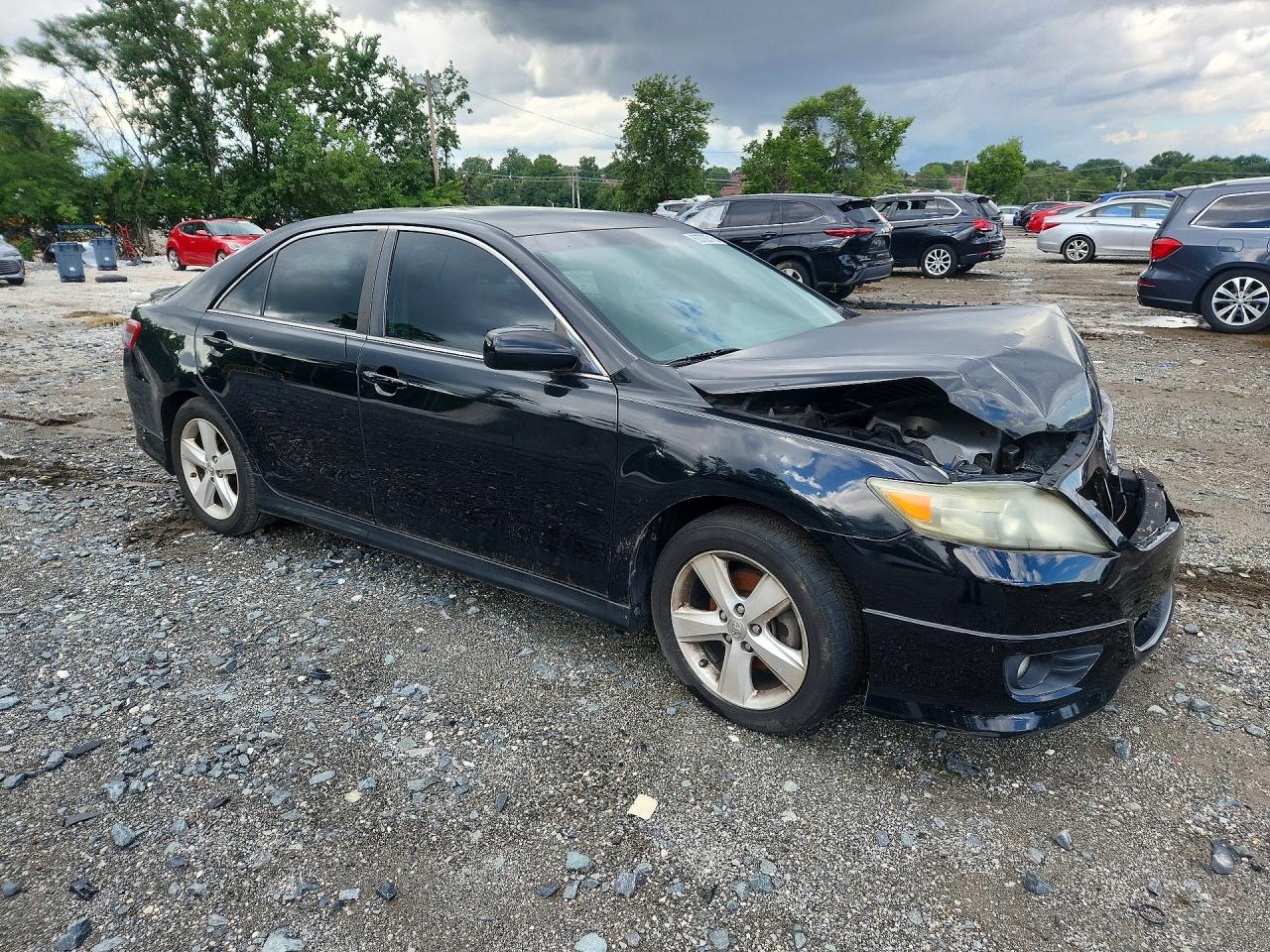 2011 Toyota Camry Se V6 Black vin: 4T1BK3EK7BU631141