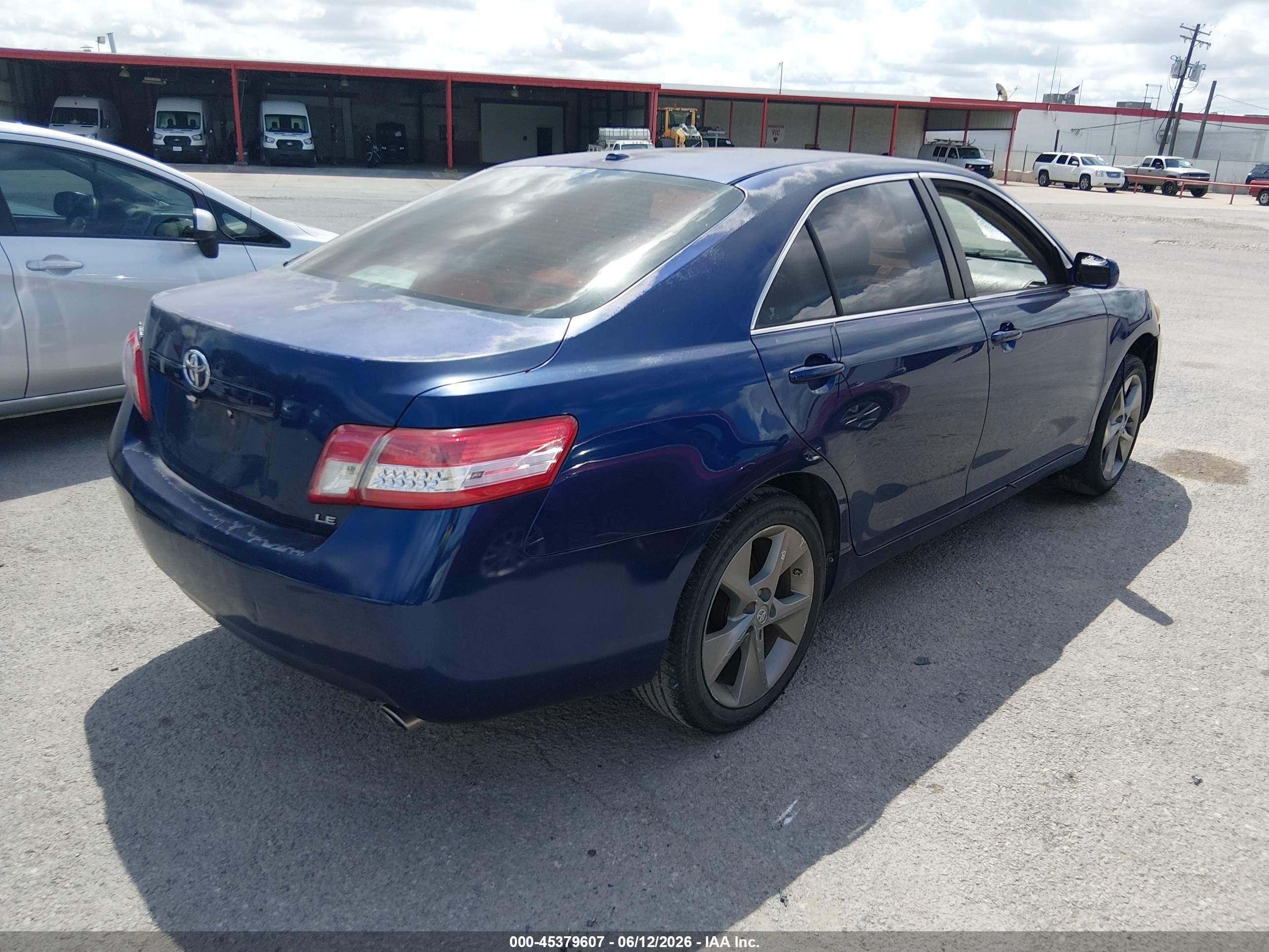 2011 Toyota Camry Le V6 Синий vin: 4T1BK3EK8BU609763