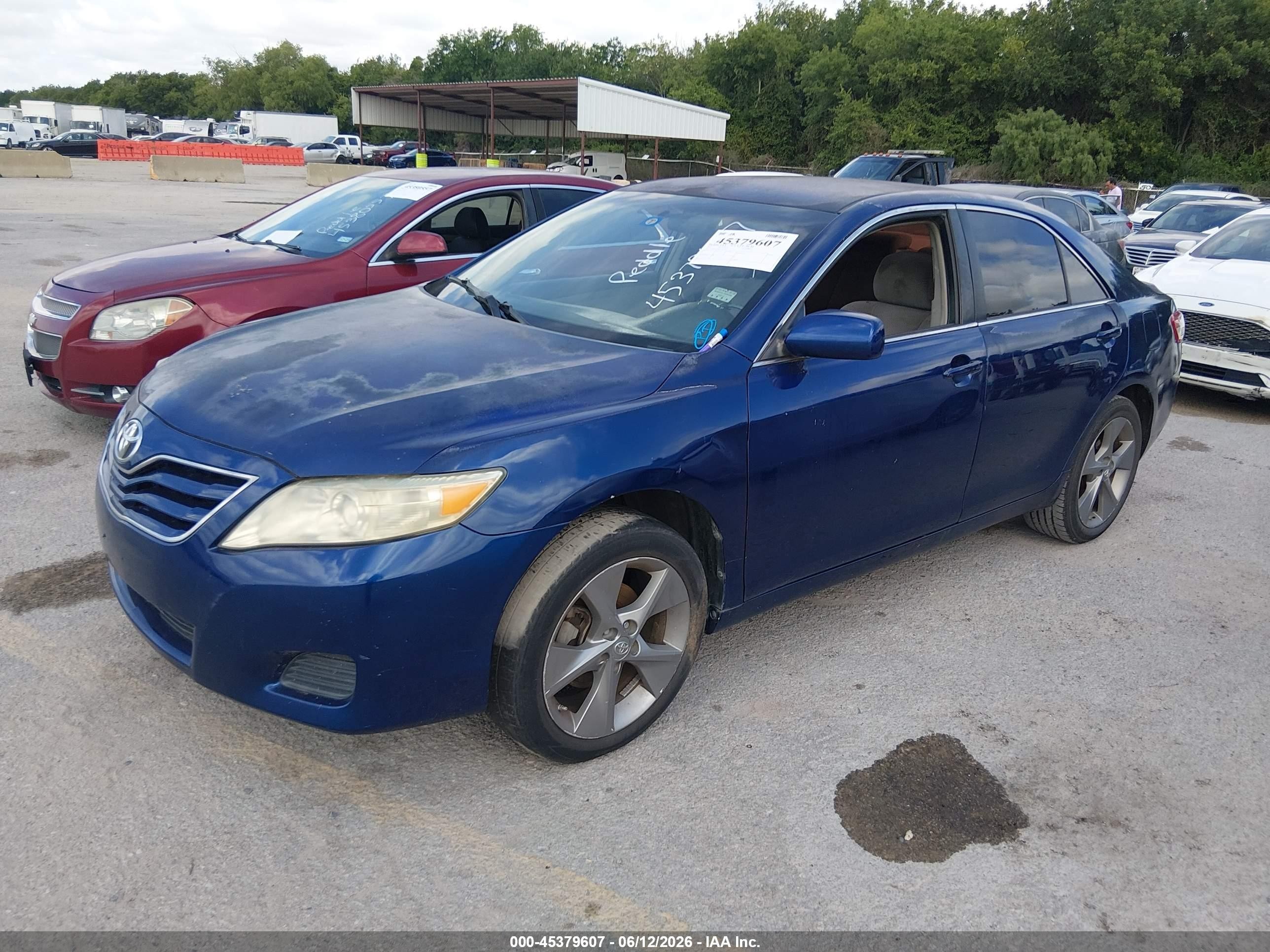 2011 Toyota Camry Le V6 Синий vin: 4T1BK3EK8BU609763