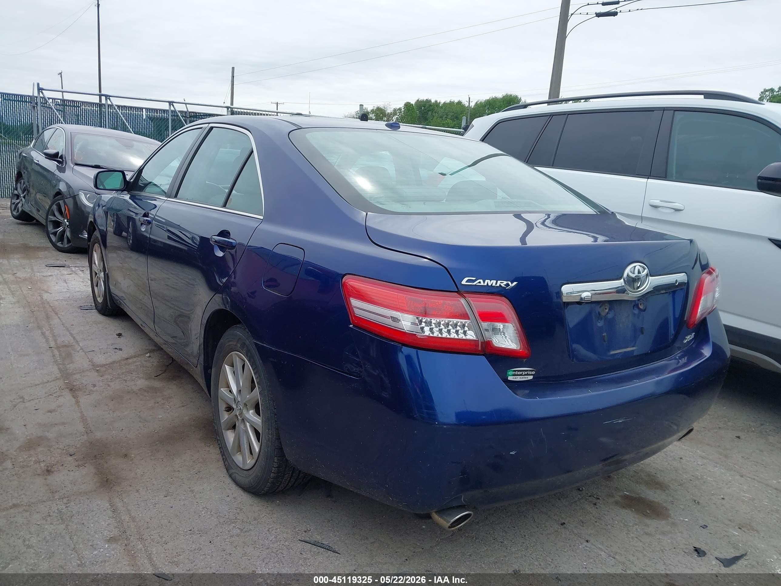 2011 Toyota Camry Se/le/xle Черный vin: 4T1BK3EK8BU610203