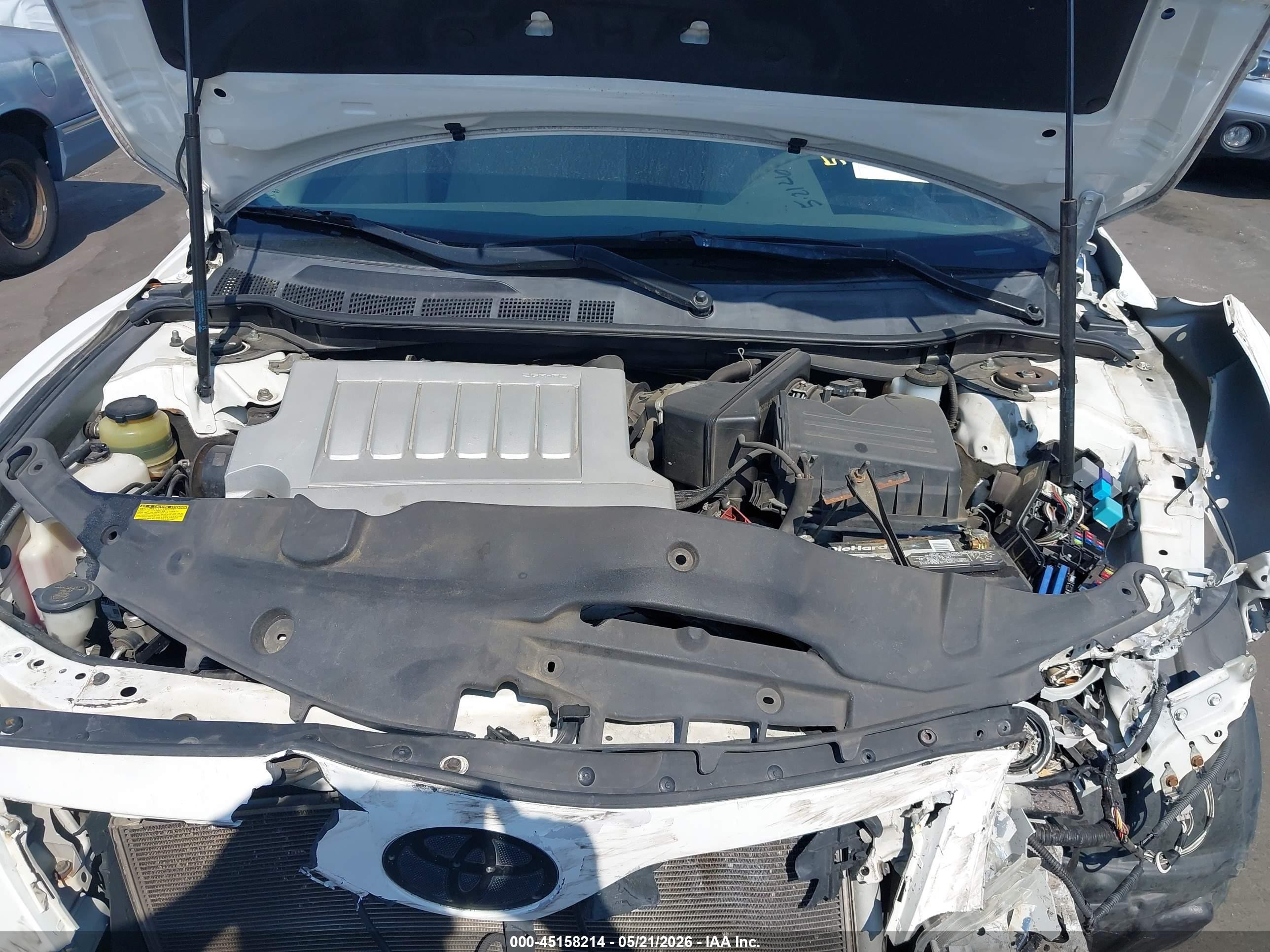 2011 Toyota Camry Le V6 White vin: 4T1BK3EK8BU614316